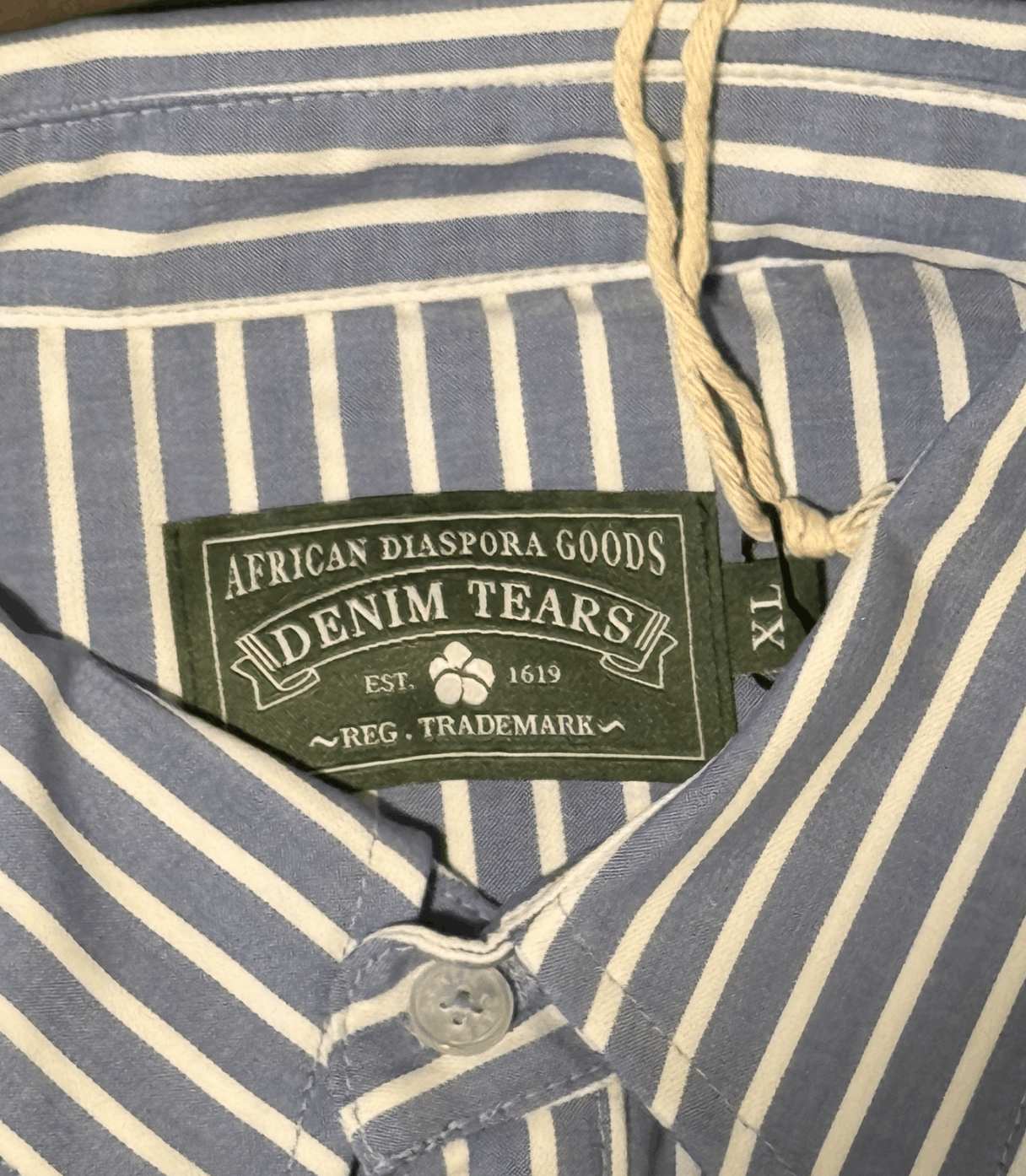 DENIM TEARS Men's Bodega Button Up Size US XL / EU 56 / 4 - 5 Thumbnail