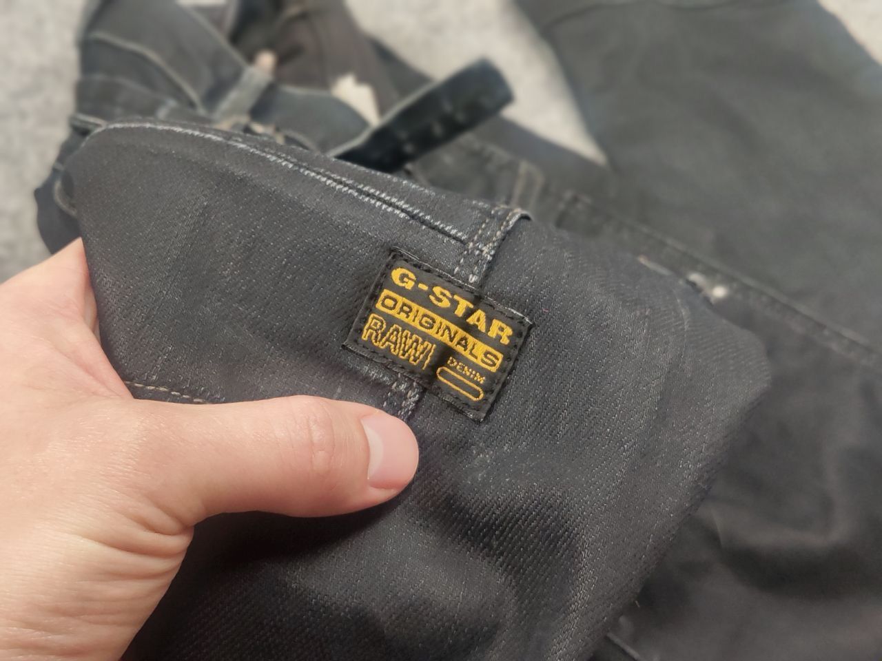 G-Star Vintage G-Star RAW 5620 Elwood Waxed Embro Jeans LGB Y2K Size US 29 - 15 Thumbnail