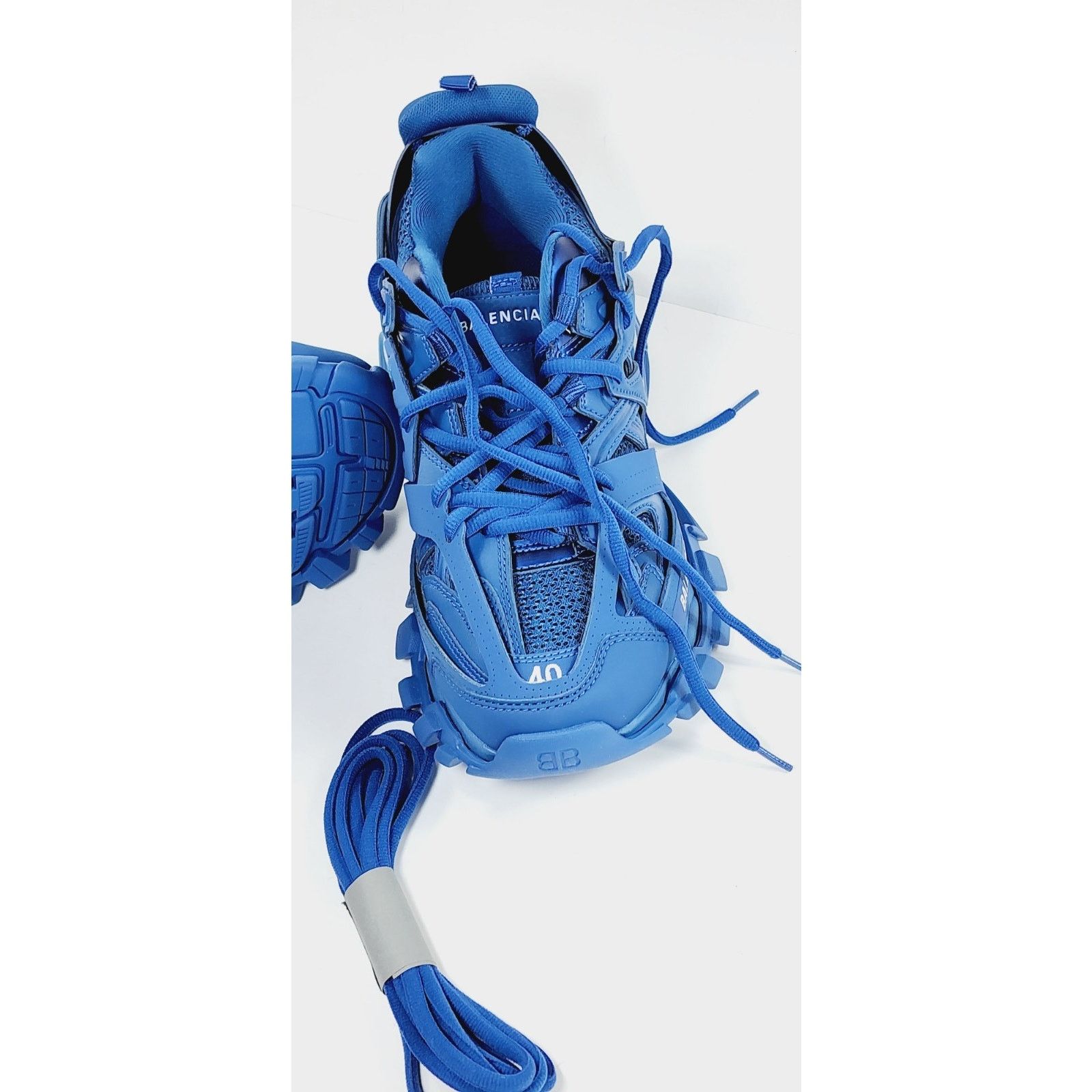 Balenciaga RRP$1042 BALENCIAGA Track Sneaker US7EU40 Blue LED Monocolor Size US 7 / EU 40 - 11 Thumbnail