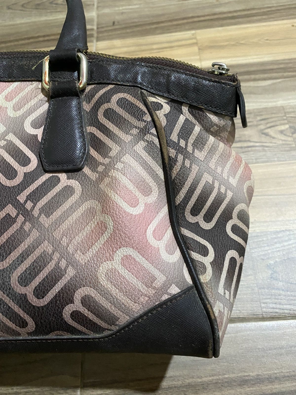 Balenciaga 💥NEED GONE💥 VINTAGE BALENCIAGA BAG MONOGRAM BB Size ONE SIZE - 6 Thumbnail