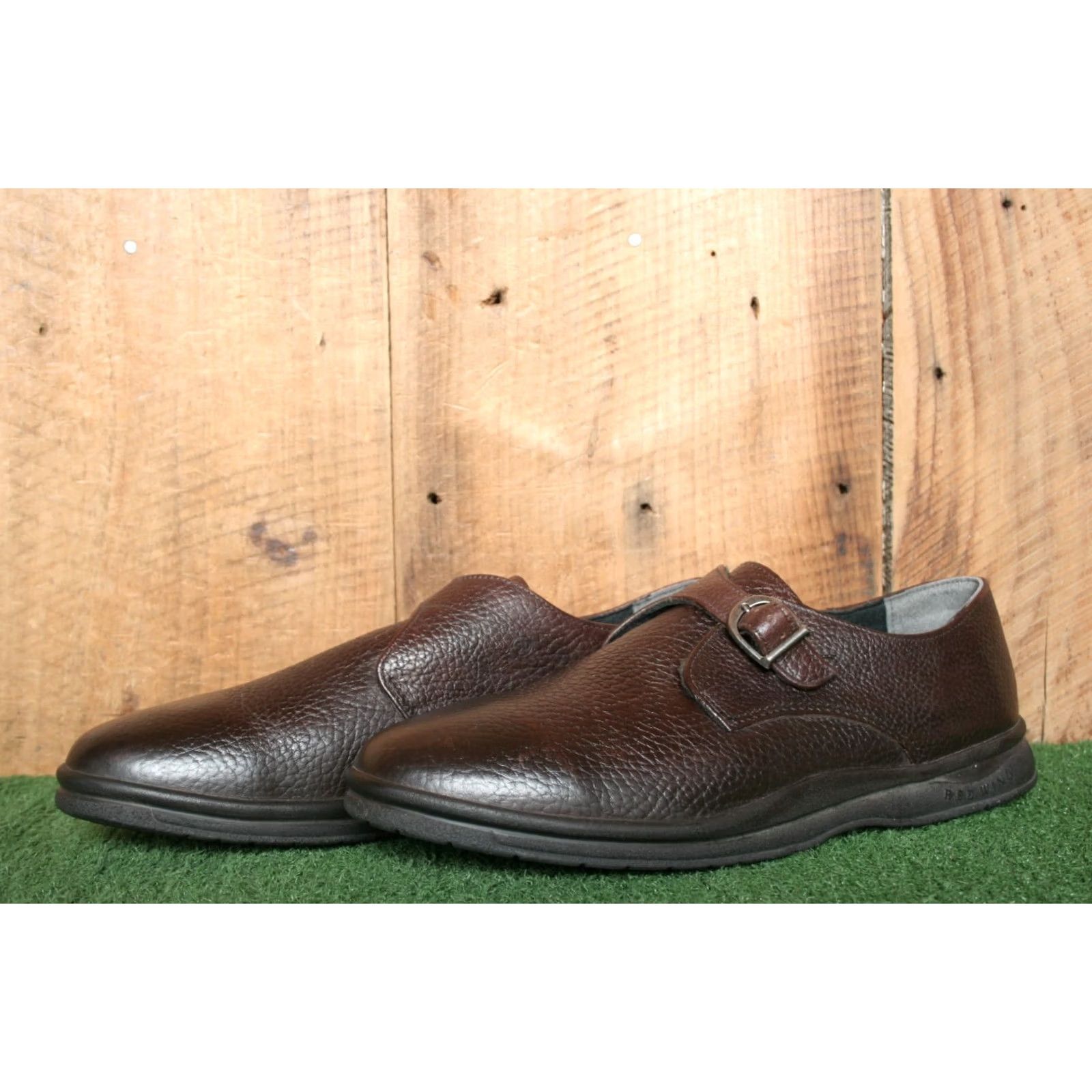 Vintage VINTAGE Red Wing Shoes Monk Strap Oxford Casual Brown Leather Sz. 13B Men Shoes/Adult Buckle B Wide 13 Brown Monk Strap Oxford Size US 13 / EU 46 - 2 Thumbnail