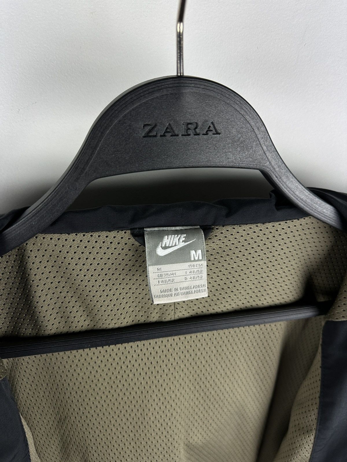 Nike × Vintage Vintage Y2K Nike Swoosh Nylon Zip Up Jacket Hype Drill Size US M / EU 48-50 / 2 - 10 Thumbnail