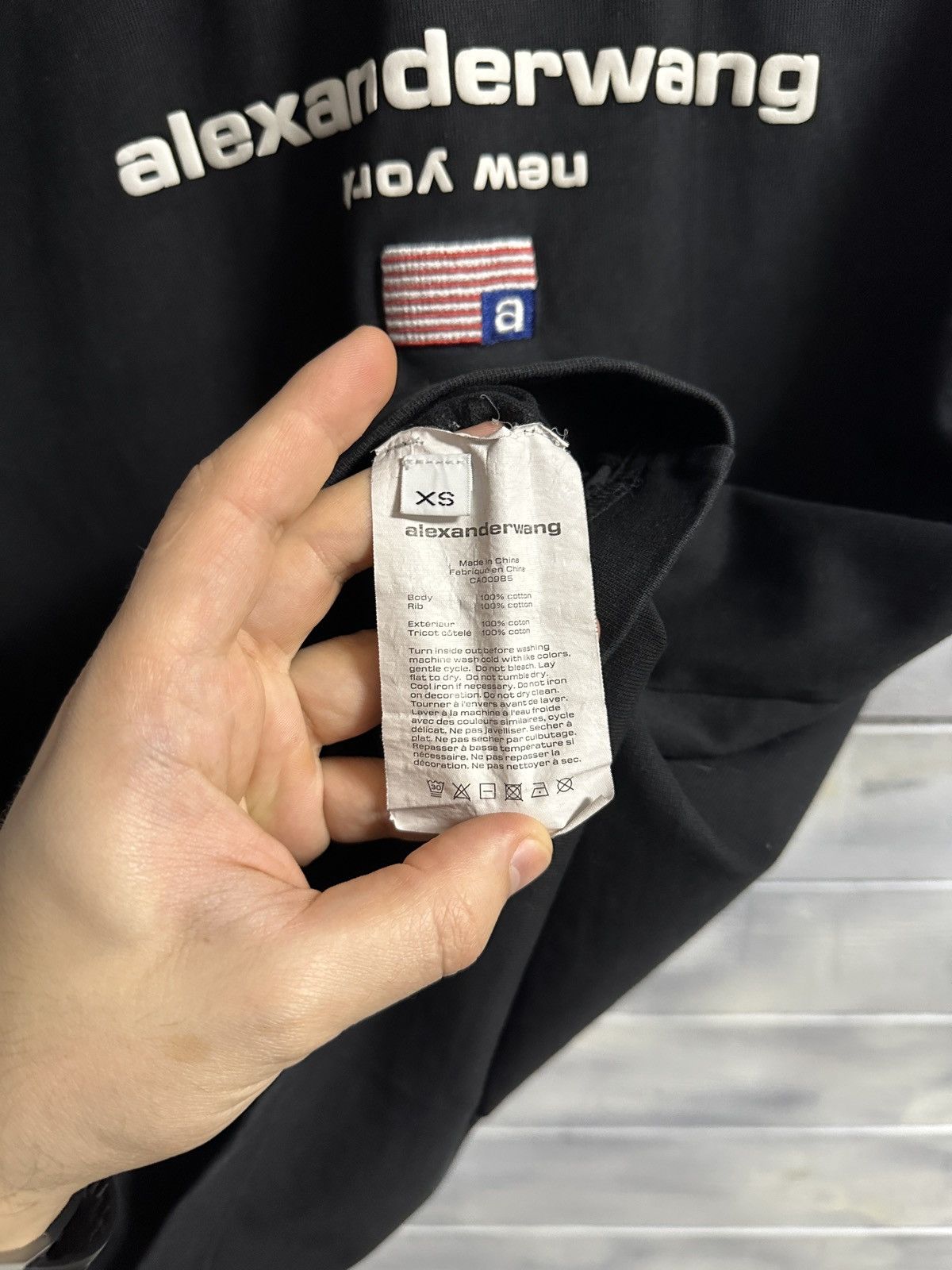 Alexander Wang Rare T-Shirt Alexander Wang New York USA Flag XS Oversize Size US XS / EU 42 / 0 - 8 Thumbnail