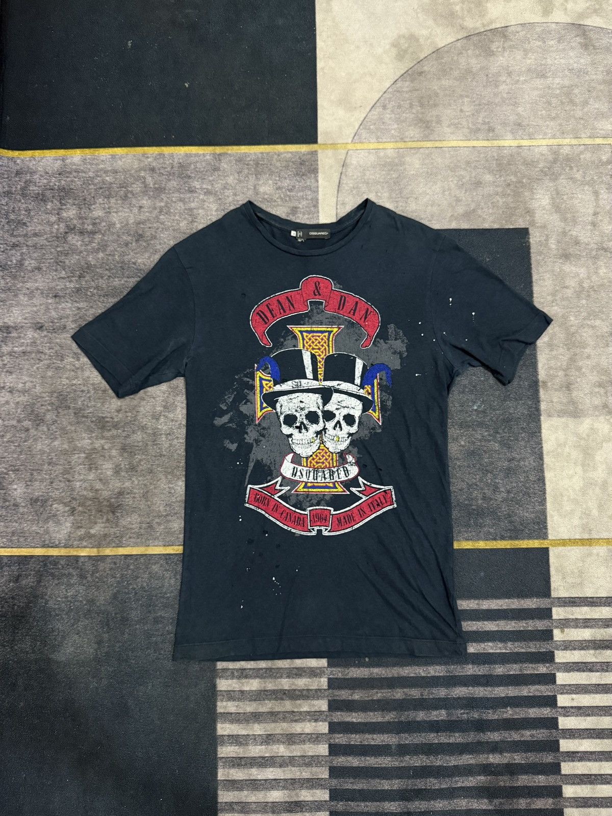 Dsquared2 DESQUARED2 SKULL ART IFSIX STYLE TSHIRT Size US M / EU 48-50 / 2 - 1 Thumbnail