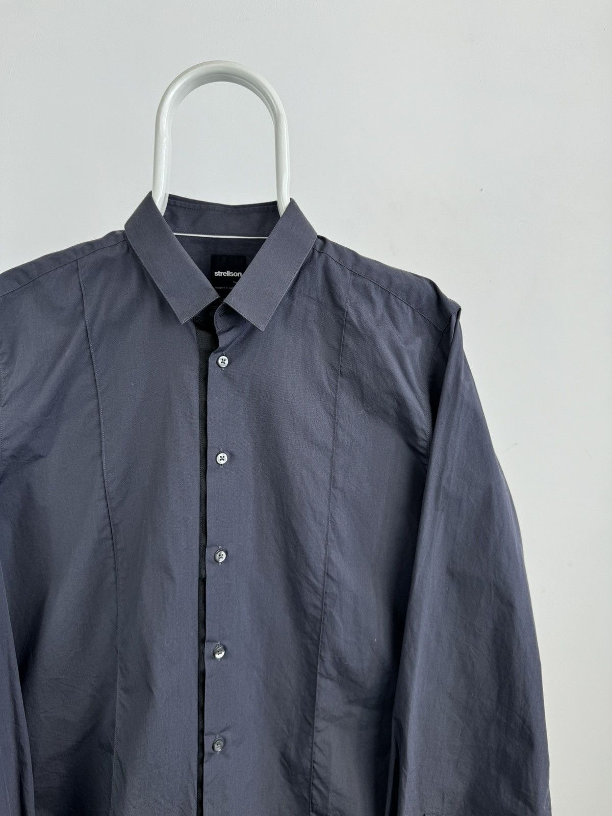 Strellson × Vintage Strellson Designed In Switzerland Long Sleeve Basic Shirt Size US L / EU 52-54 / 3 - 2 Thumbnail