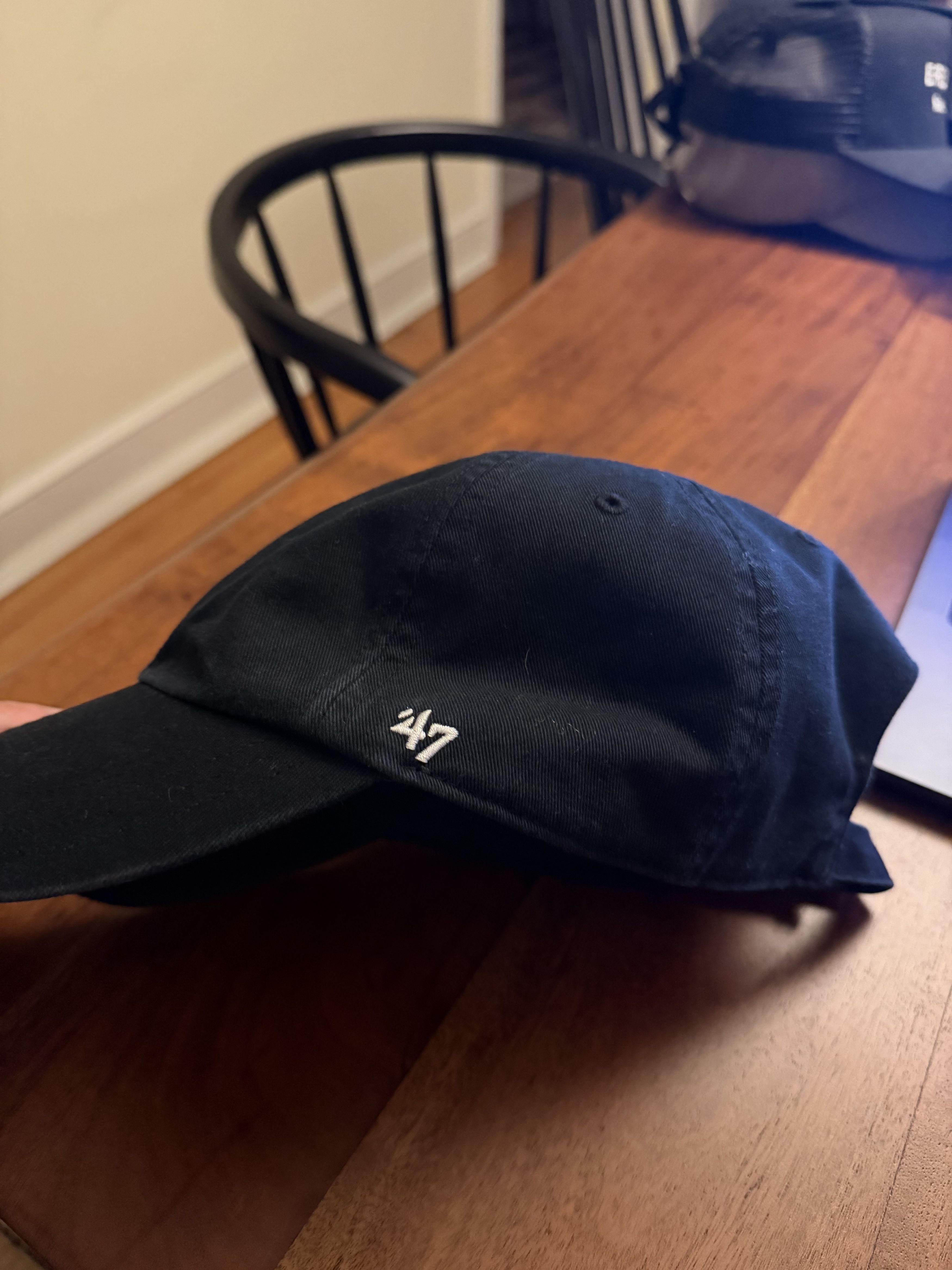 47 Brand Unbranded x '47 Black Baseball Hat (Rare) - BNWT Size ONE SIZE - 4 Thumbnail