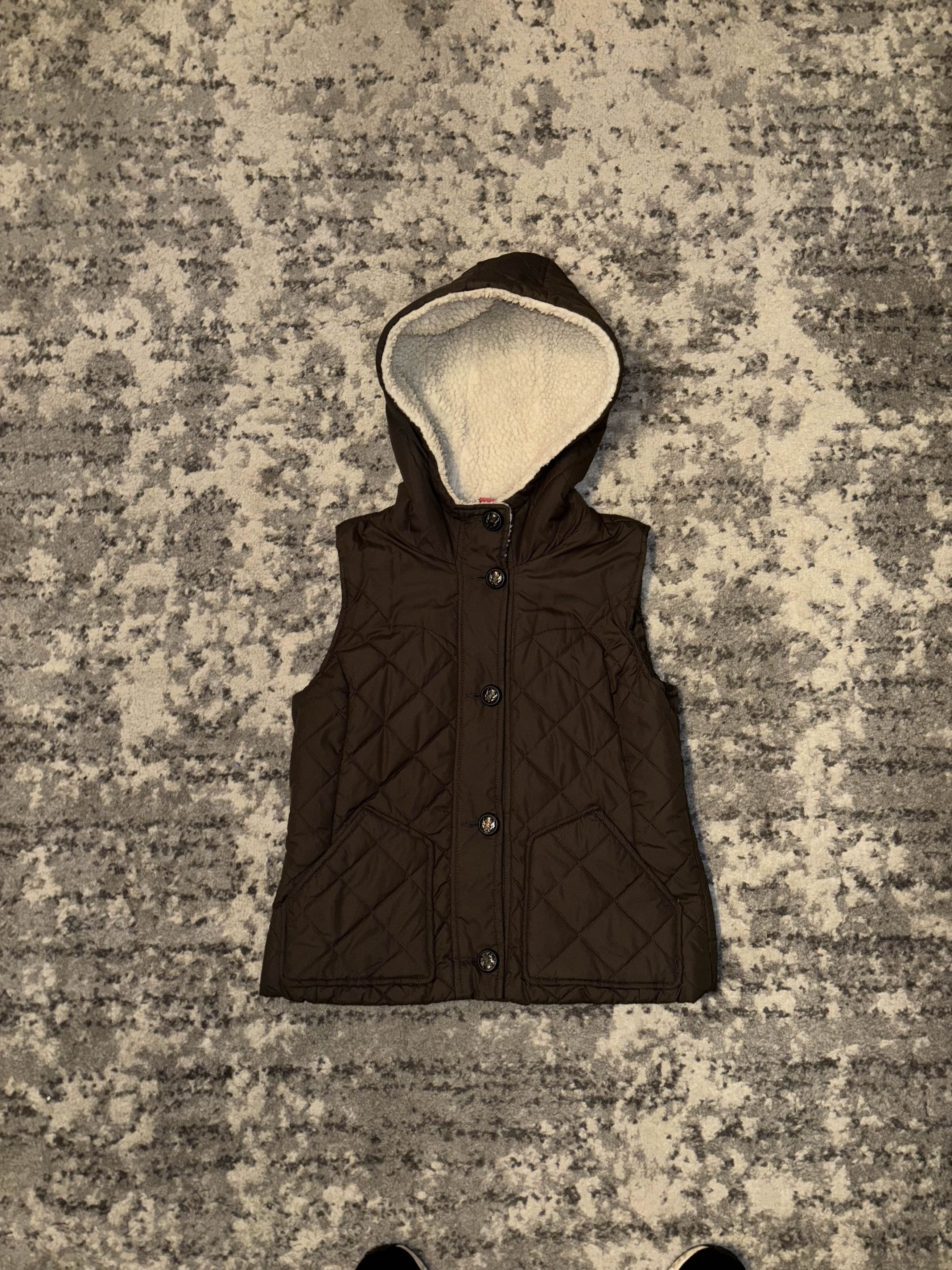 Vintage Y2K Bernardo Brown Puffer Vest Size S / US 4 / IT 40 - 1 Thumbnail