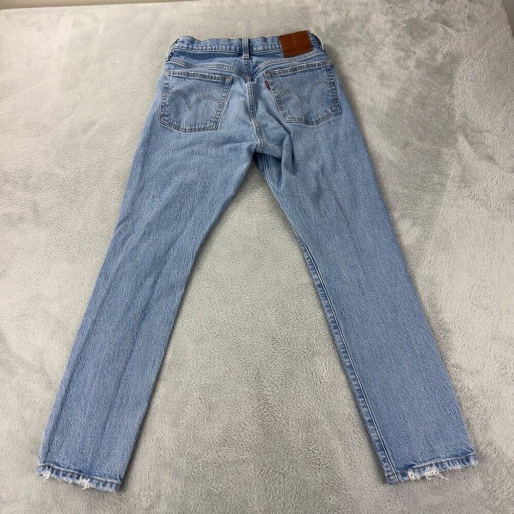 Levi's Levi's 501S Women's Size 26 x 28 Light Blue Denim Distressed Size 26" / US 2 / IT 38 - 5 Thumbnail