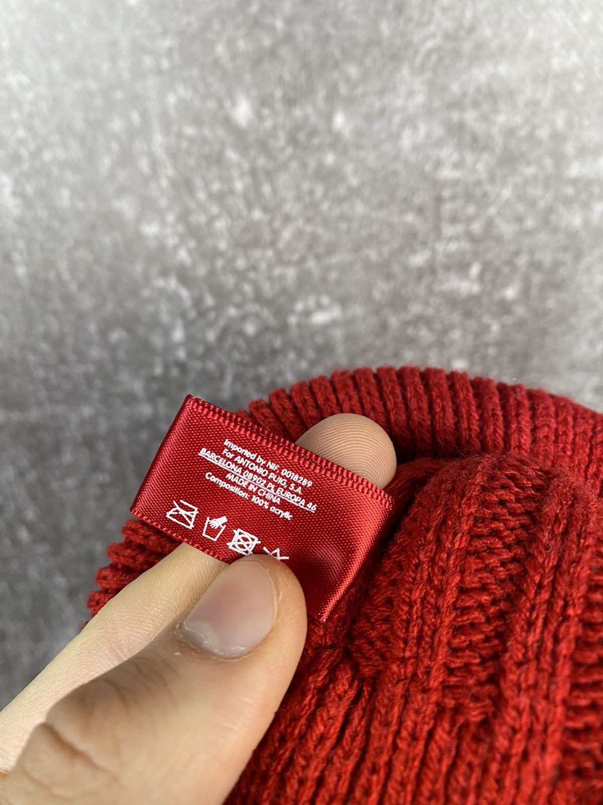 Designer × Jean Paul Gaultier × Vintage Vintage Red Winter Beanie Cap Hat Jean Paul Gaultier Logo Size ONE SIZE - 6 Thumbnail