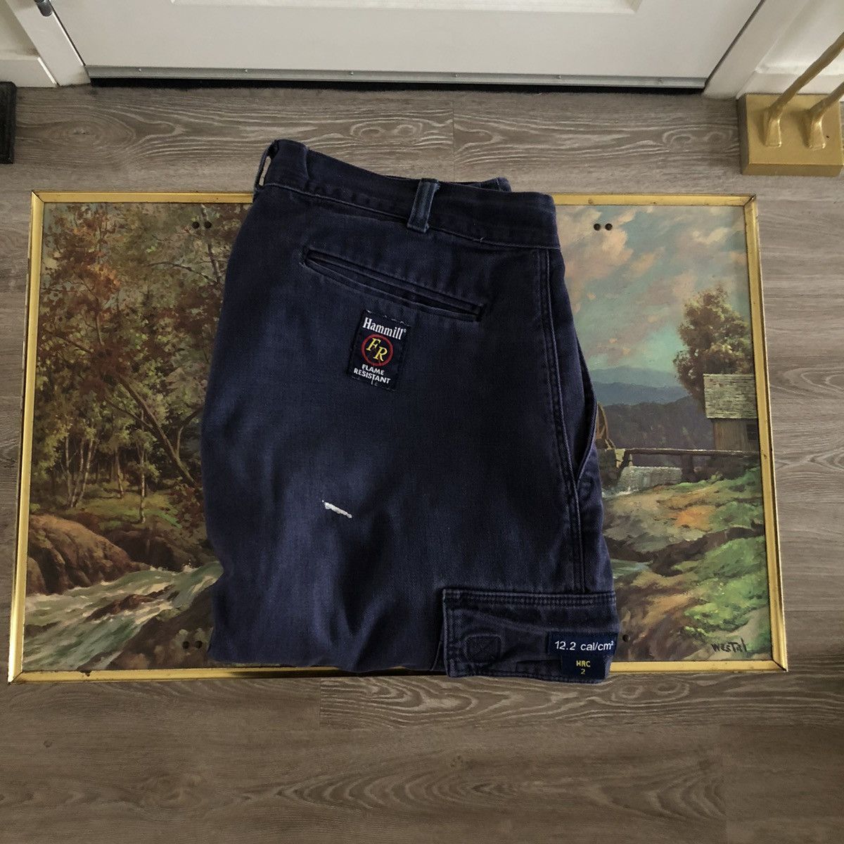 Vintage Hammill flame resistant cargo pants Grailed