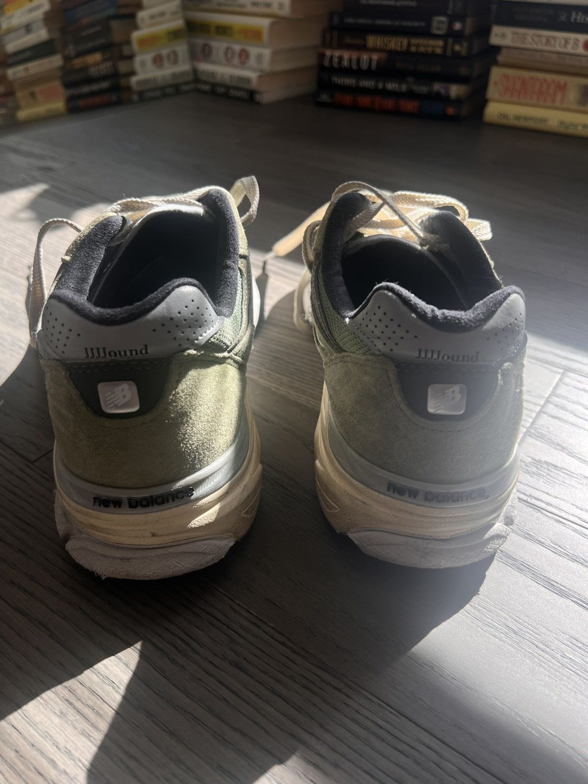 JJJJound × New Balance JJJJound New Balance 990v3 (Olive) Size US 11.5 / EU 44-45 - 7 Thumbnail