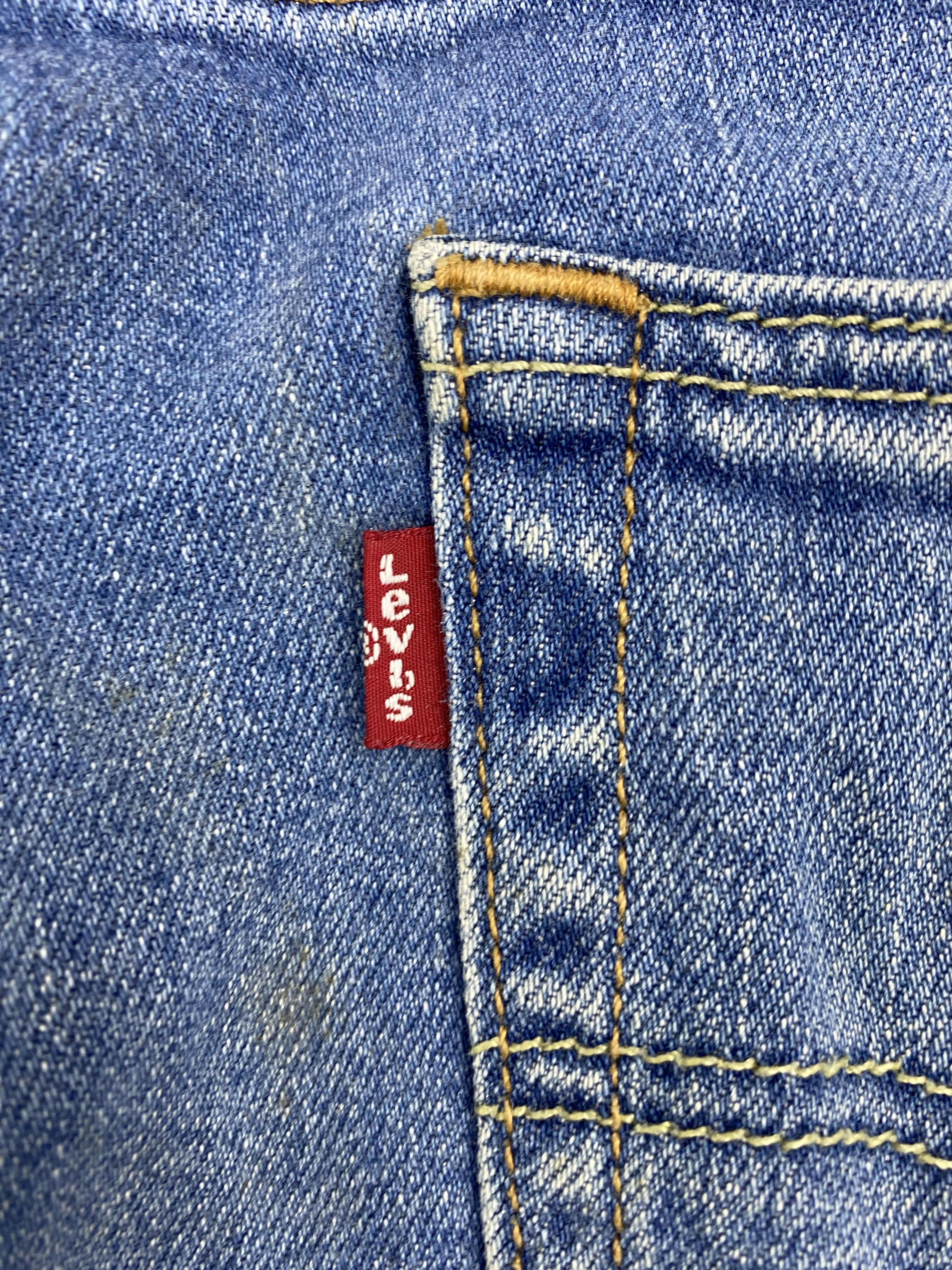 Levi's × Vintage Vintage Levis 541 Faded Blue Denim Jeans Size US 28 / EU 44 - 2 Thumbnail