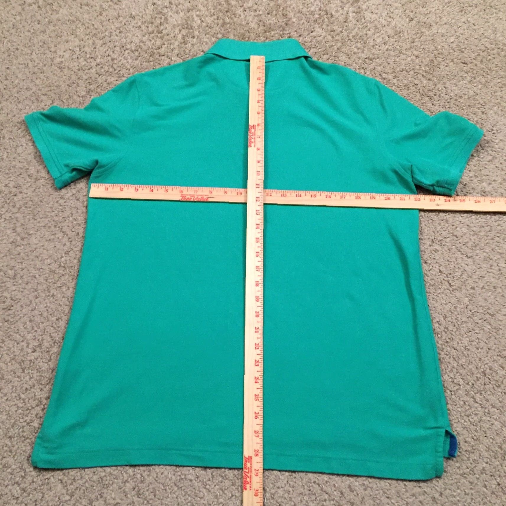 Izod Izod Polo Shirt Mens L Green Knit Short Sleeve Polo Men Size L Green Knit Solid Polo Shirt Mens Green IZOD Short Sleeve Polo shirt Size US L / EU 52-54 / 3 - 6 Thumbnail