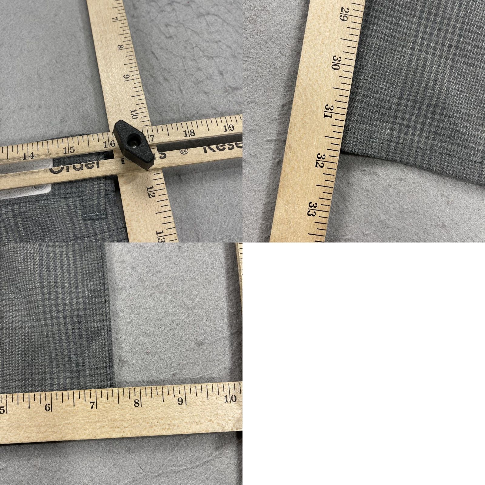 Peter Millar Peter Millar Golf Pants Mens 32x32 Gray Plaid Five Pocket Performance Crown Shirt? Size US 32 / EU 48 - 8 Thumbnail