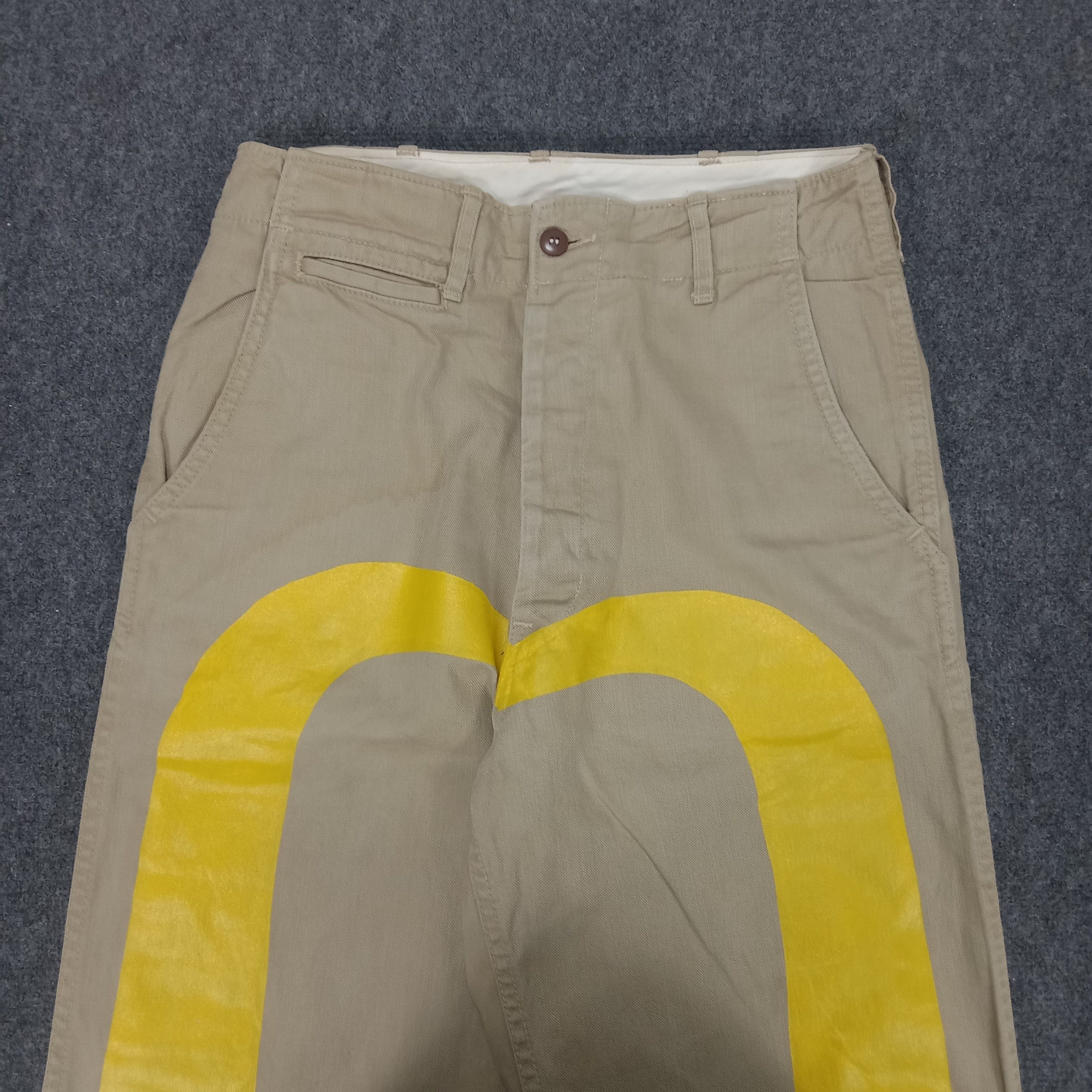 Evisu × Vintage Evisu Japanese Brand Daicock Custom Art Pants Size US 27 - 2 Thumbnail