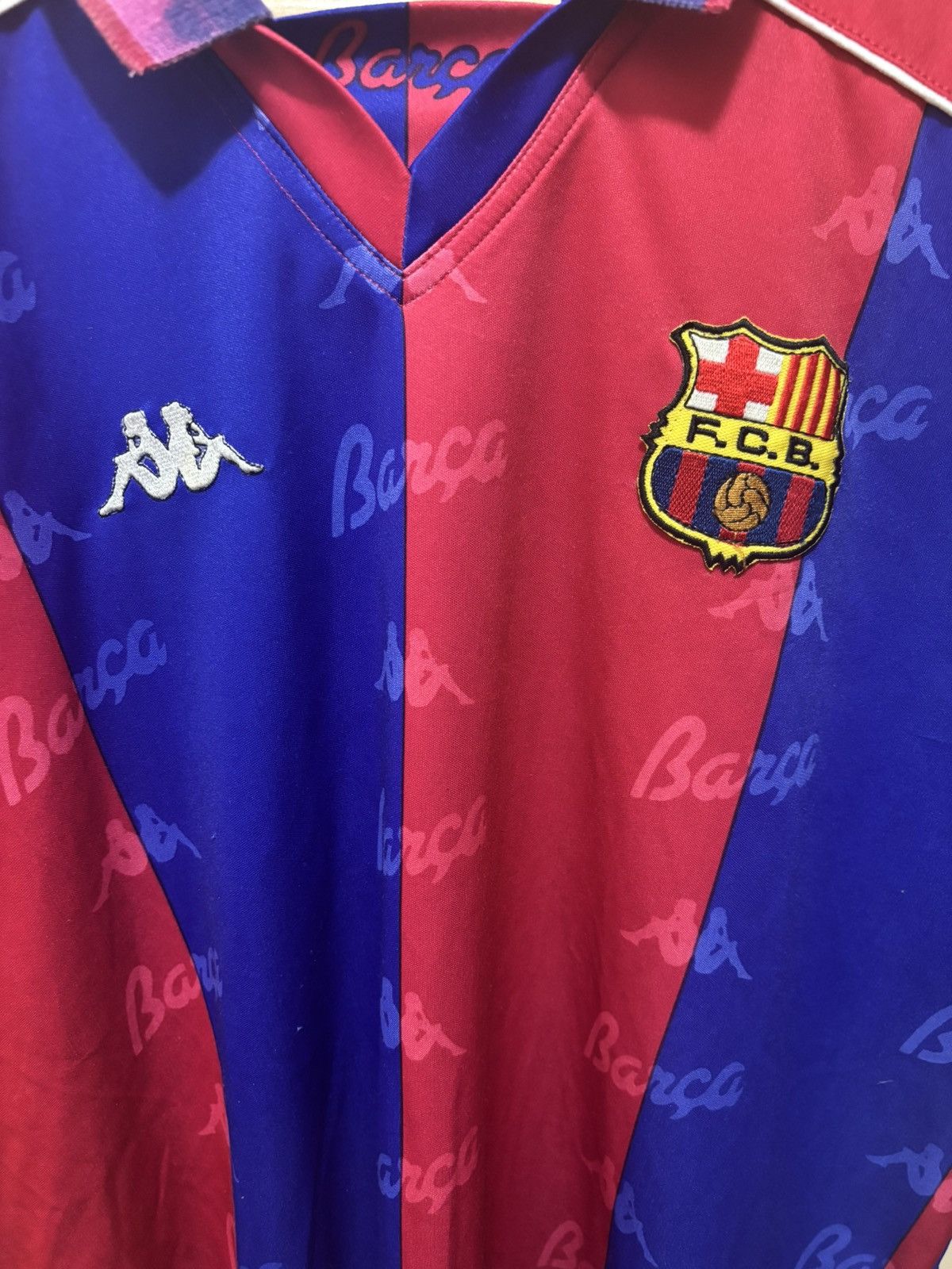 Kappa Fc barcelona 1992 Home jersey Size US L / EU 52-54 / 3 - 2 Thumbnail