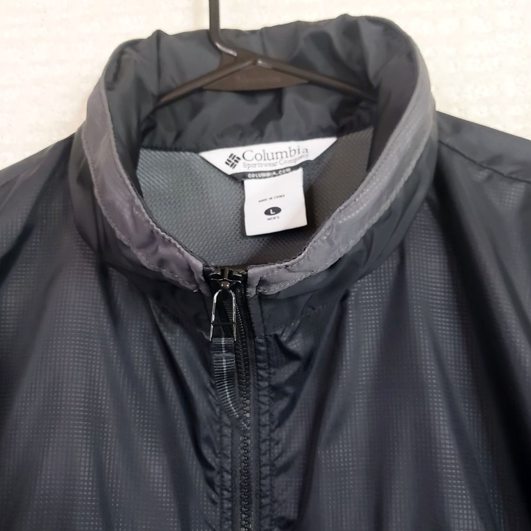 Rains Columbia Hooded Rain Coat Jacket Long Sleeve Black Full Zip Pockets Standup Collar Mens L Rain Size US L / EU 52-54 / 3 - 5 Thumbnail