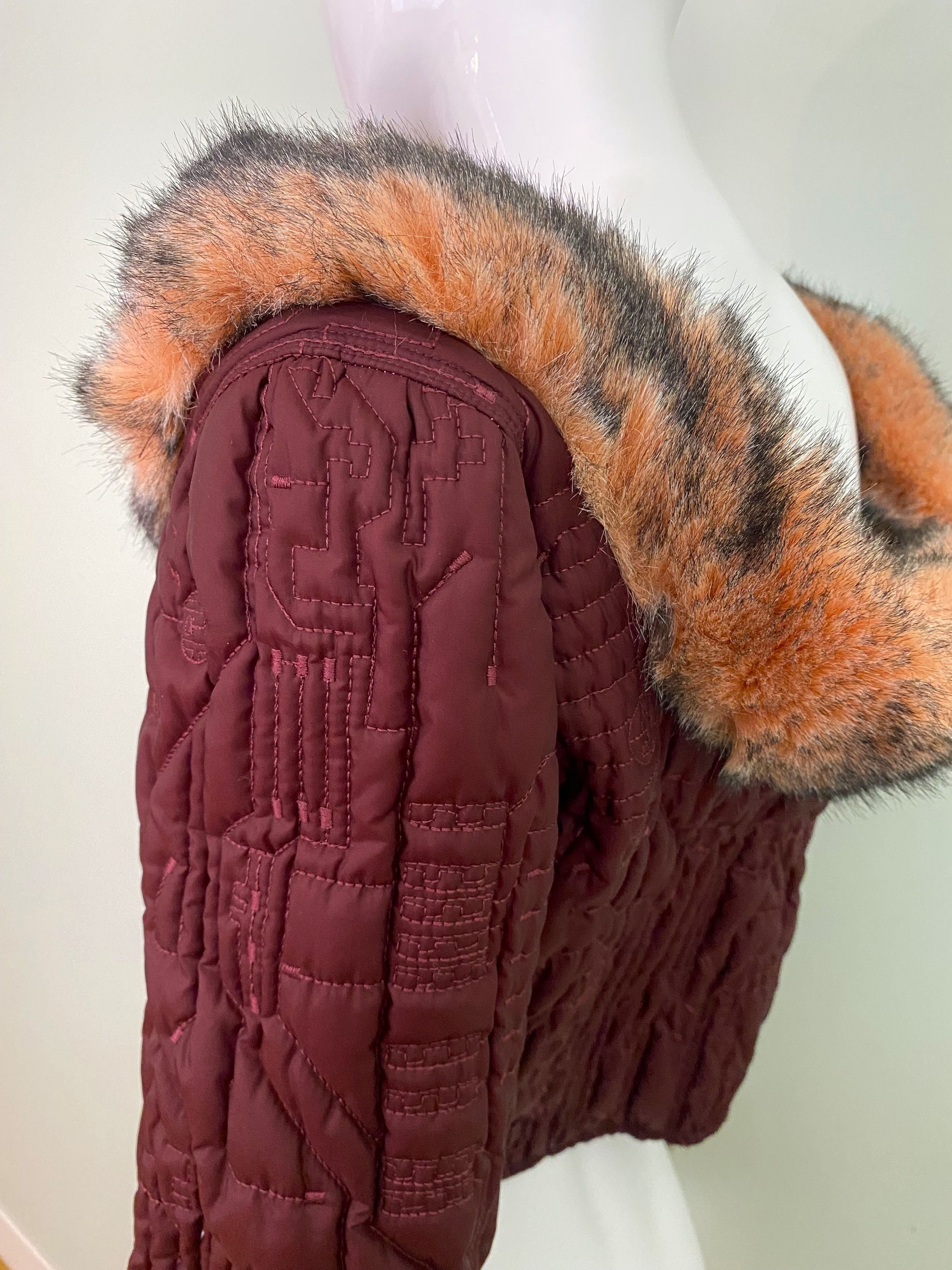 Jean Paul Gaultier Jean Paul Gaultier F/W 1995 Faux Fur Jacket Top Bustier Size M / US 6-8 / IT 42-44 - 6 Thumbnail