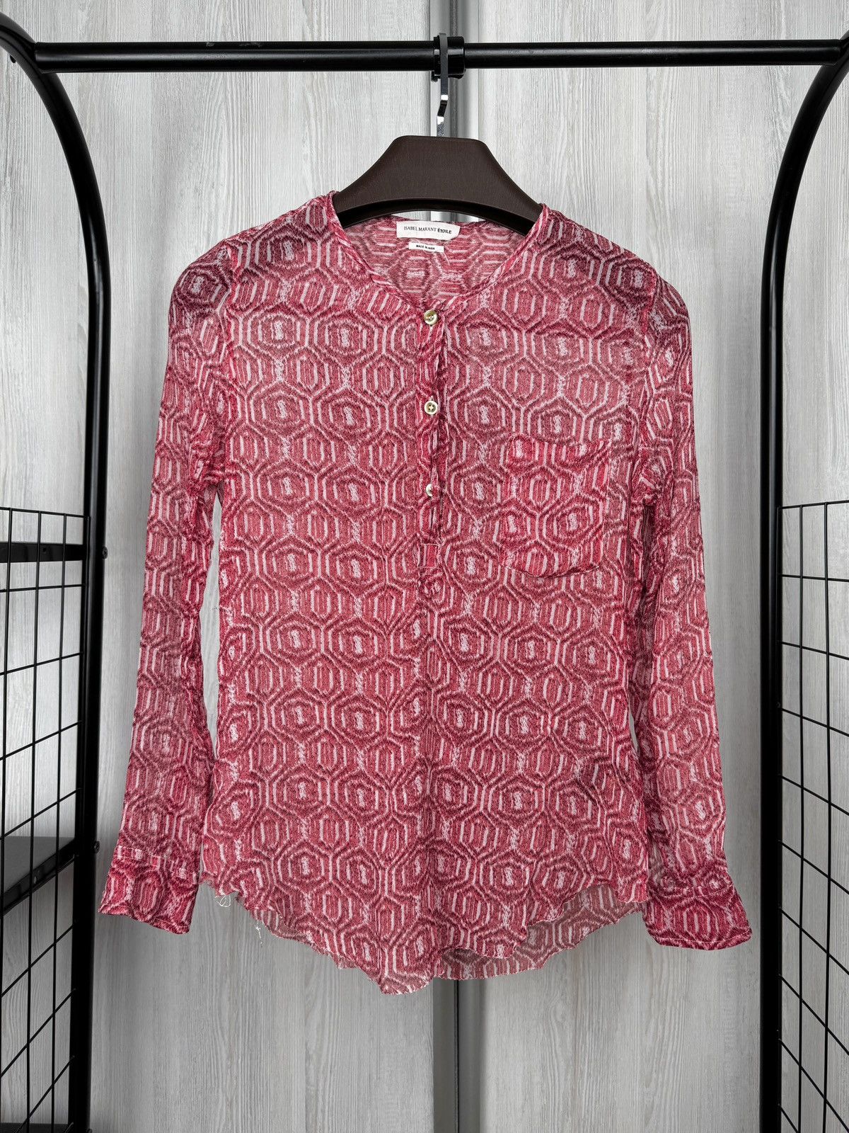 Isabel Marant Etoile Isabel Marant Etoile Parisian Bohemian Chic Silk Blouse 38 Size S / US 4 / IT 40 - 2 Thumbnail