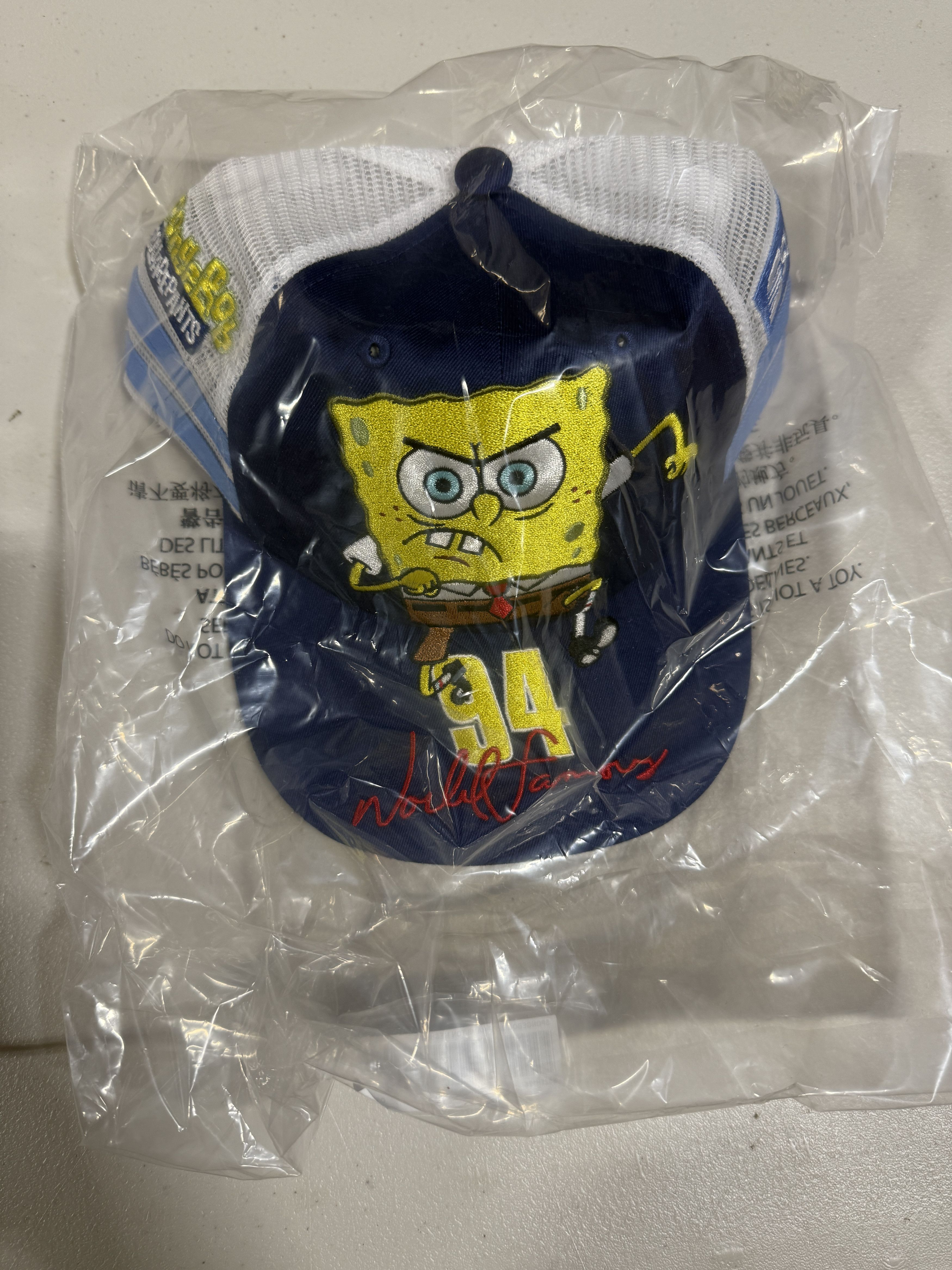 Supreme Supreme Spongebob Jeff Hamilton Mesh Back 6-Panel Navy' Size ONE SIZE - 3 Thumbnail