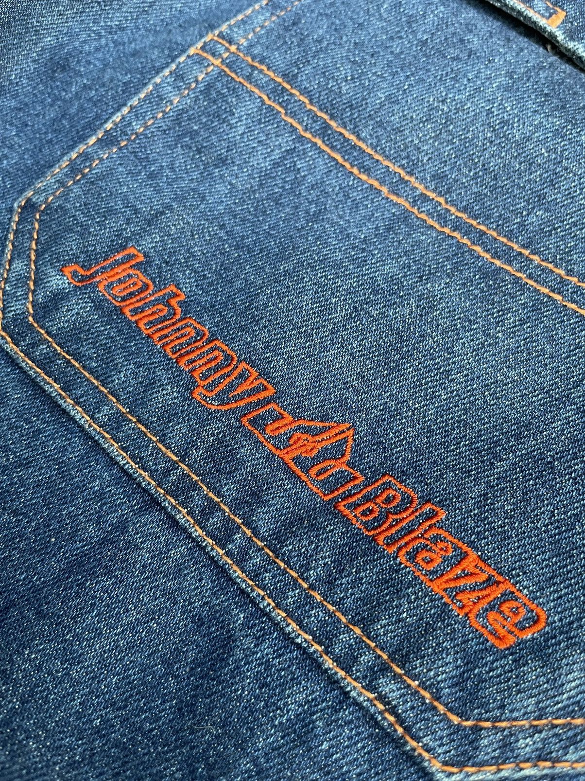 JNCO Johnny Blaze Baggy Denim Size US 30 / EU 46 - 11 Thumbnail