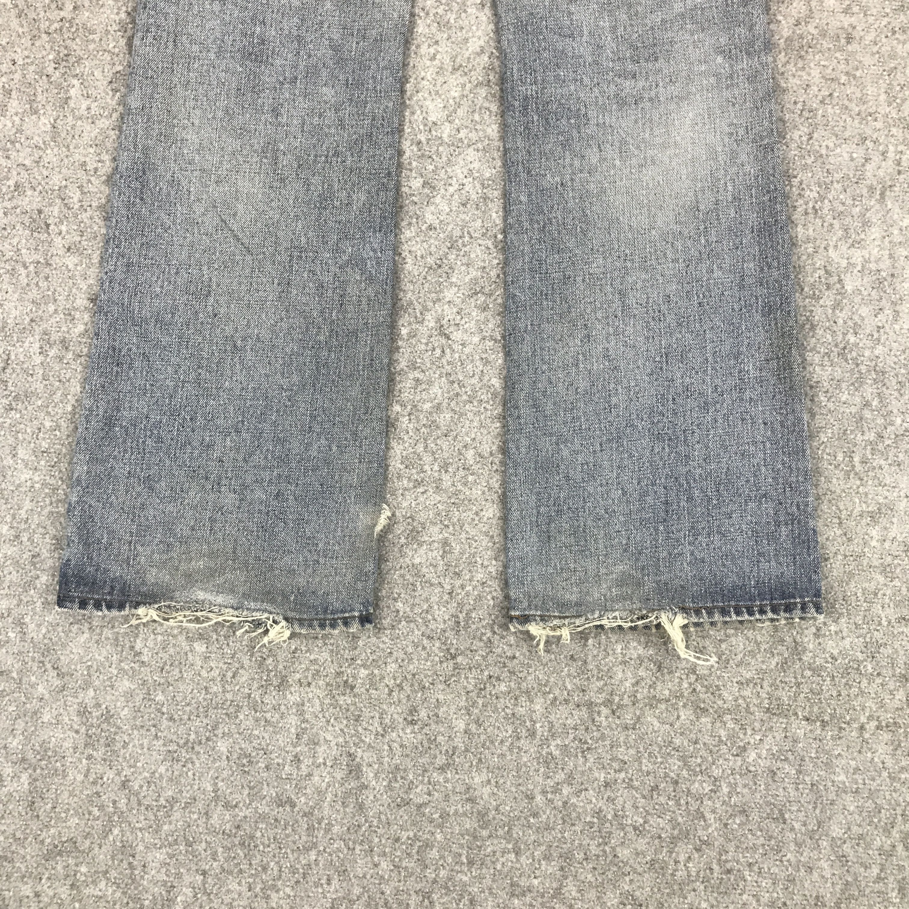 Japanese Brand BOBSON CHESSKING DISTRESSED BOOTCUT JEANS Size US 31 - 6 Thumbnail