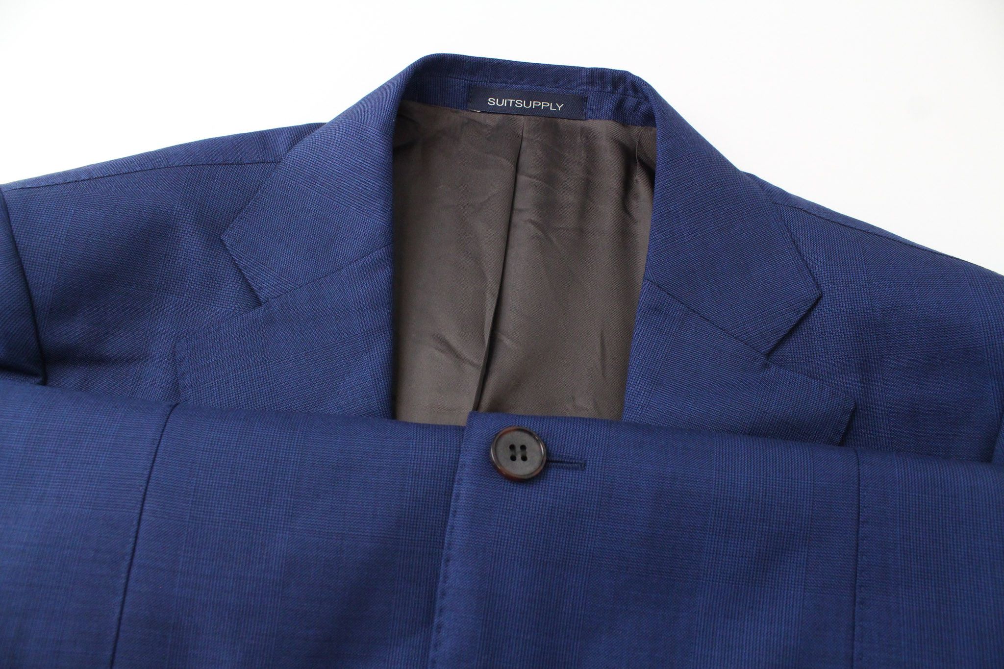 Suitsupply LAZIO UK40R Blue Wool S110s Blazer 67695 Size 40R - 4 Thumbnail