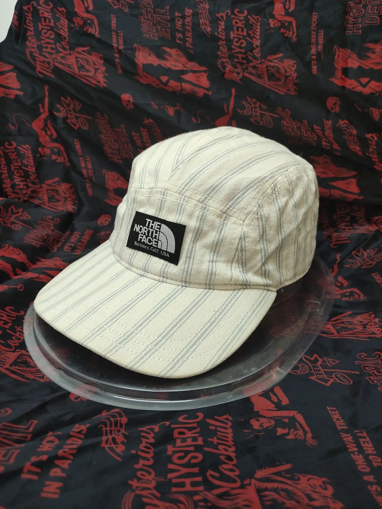 The North Face THE NORTH FACE HIKORY STRIPE VINTAGE 5 PANEL CAP Size ONE SIZE - 2 Thumbnail