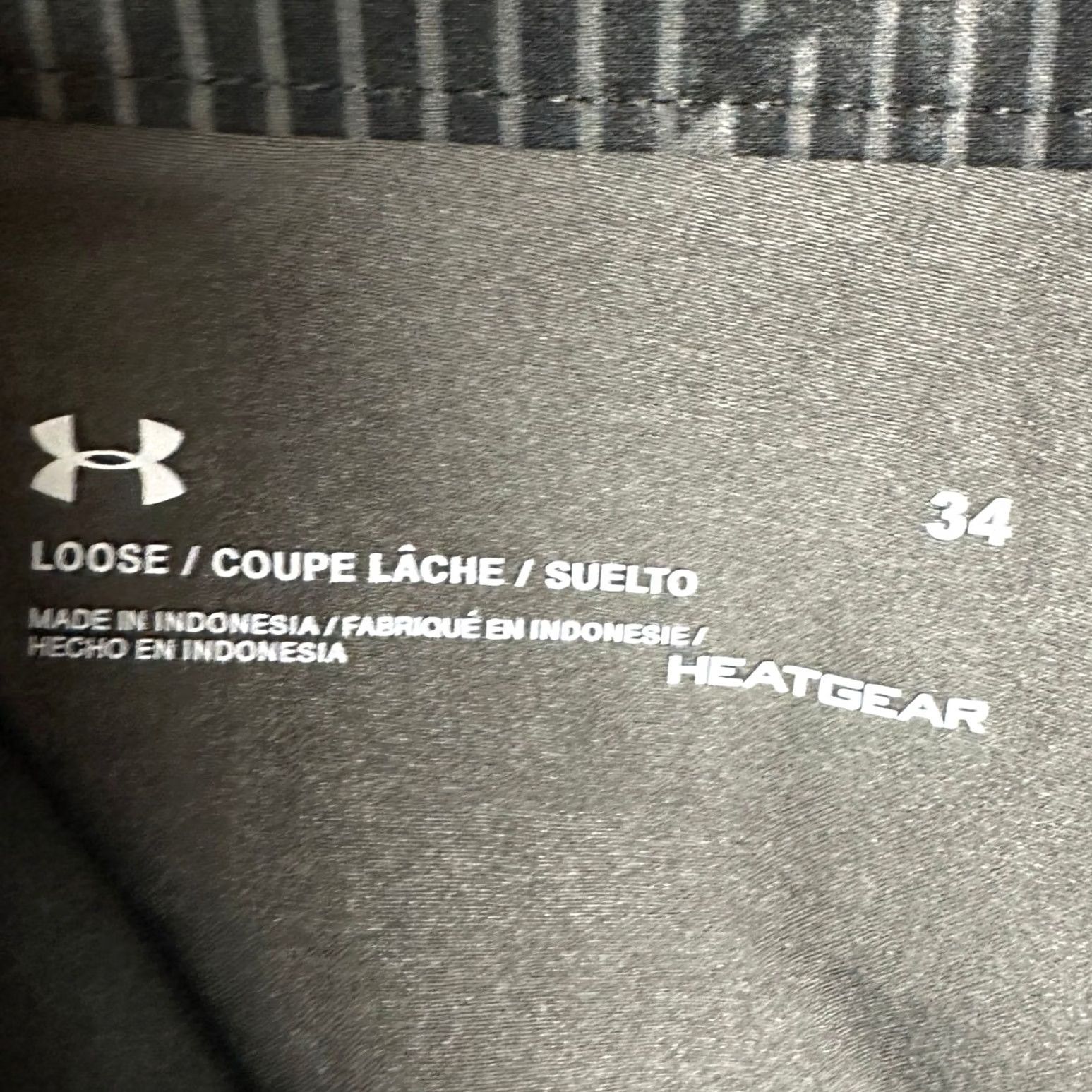 Under Armour Under Armour Board Shorts Mens 34 Gray Camouflage Drawstring Quick Dry Pockets Swim Gym 9.5in Board Shorts Mens Gray Black Geometric Camo Athletic Size US 34 / EU 50 - 3 Thumbnail