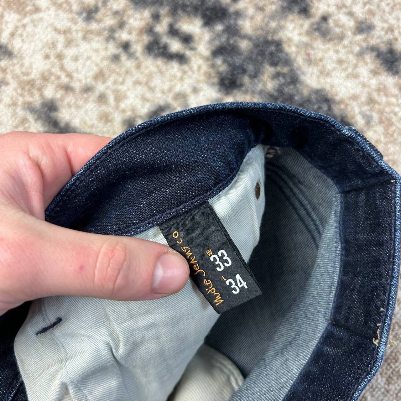 Nudie Jeans Nudie Jeans Japanese Y2K Dark Blue Denim Jeans Size US 33 - 7 Thumbnail