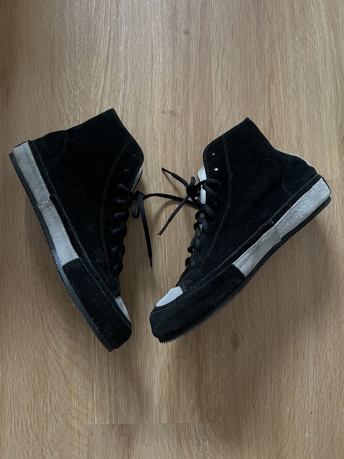 Takahiromiyashita The Soloist. AW2013 Number(N)ine x UBIQ High-Top Suede Sneakers Size US 10 / EU 43 - 4 Thumbnail