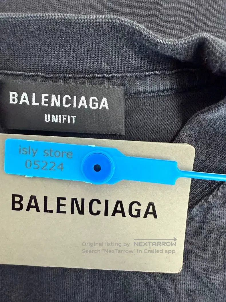 Balenciaga Balenciaga Strikethrough Letter Printed Solid Color Round Size US S / EU 44-46 / 1 - 4 Thumbnail