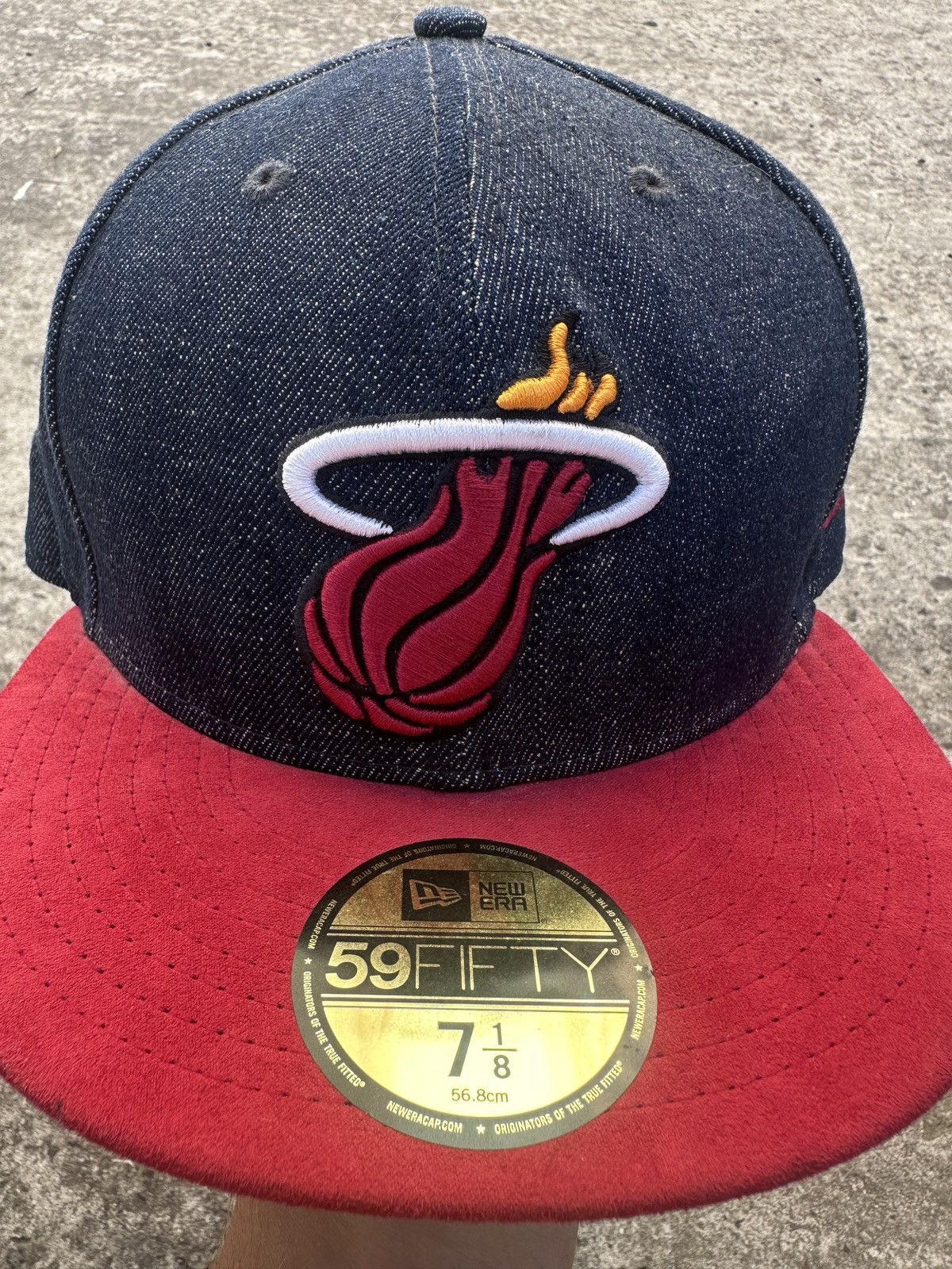 NBA New Era Miami Heat cap NBA Streetwear rare USA Size ONE SIZE - 2 Thumbnail