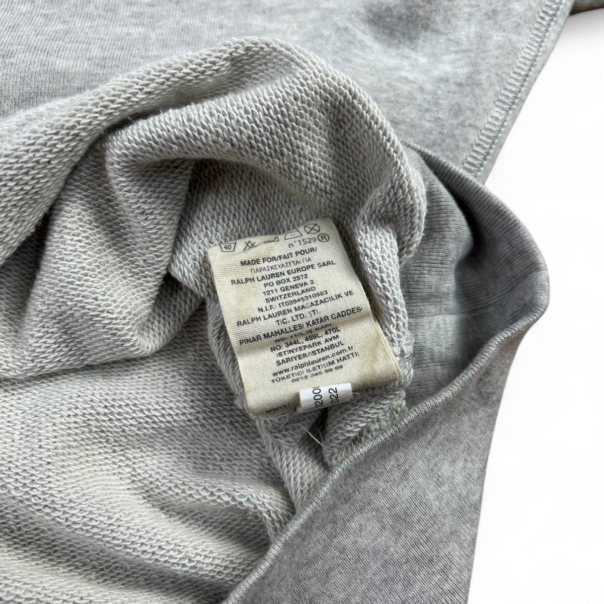 Denim & Supply Ralph Lauren Denim & Supply Ralph Lauren Logo Crew Neck Grey Sweatshirt Size US XL / EU 56 / 4 - 6 Thumbnail