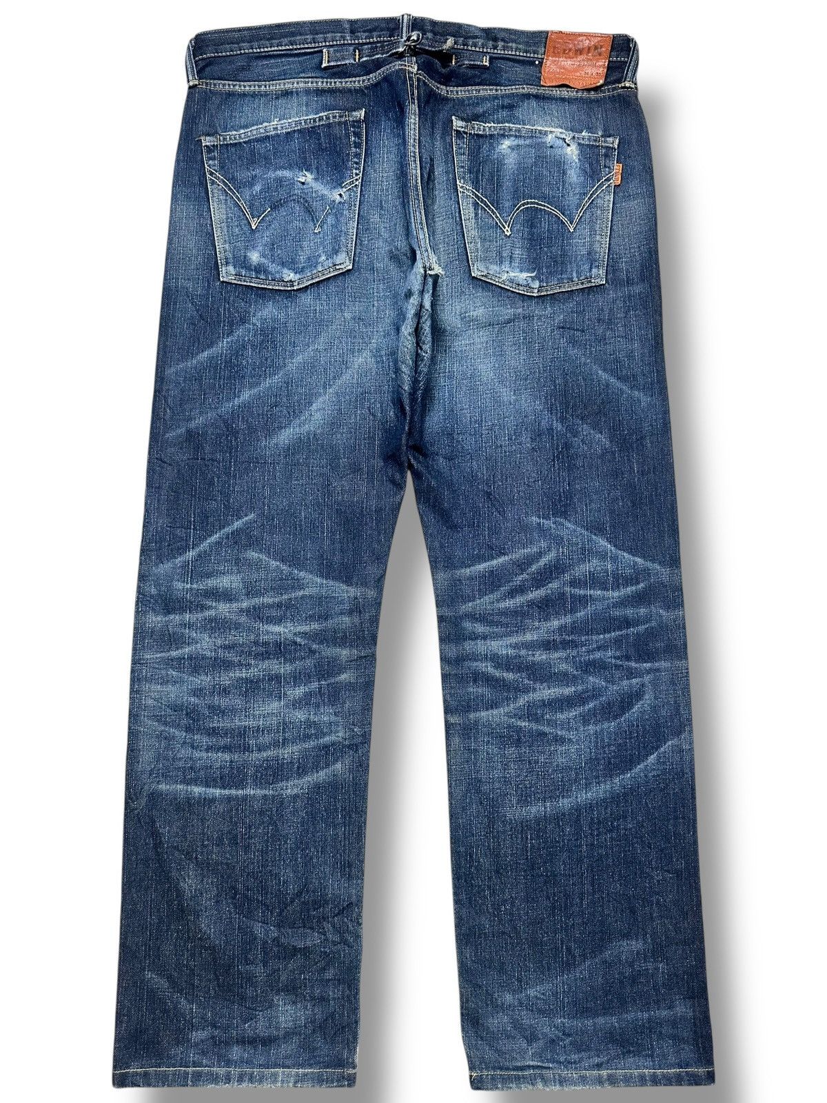 Edwin Edwin 505Z Vtg Selvage Denim Japan Jeans Straight and Faded Size US 32 / EU 48 - 3 Thumbnail