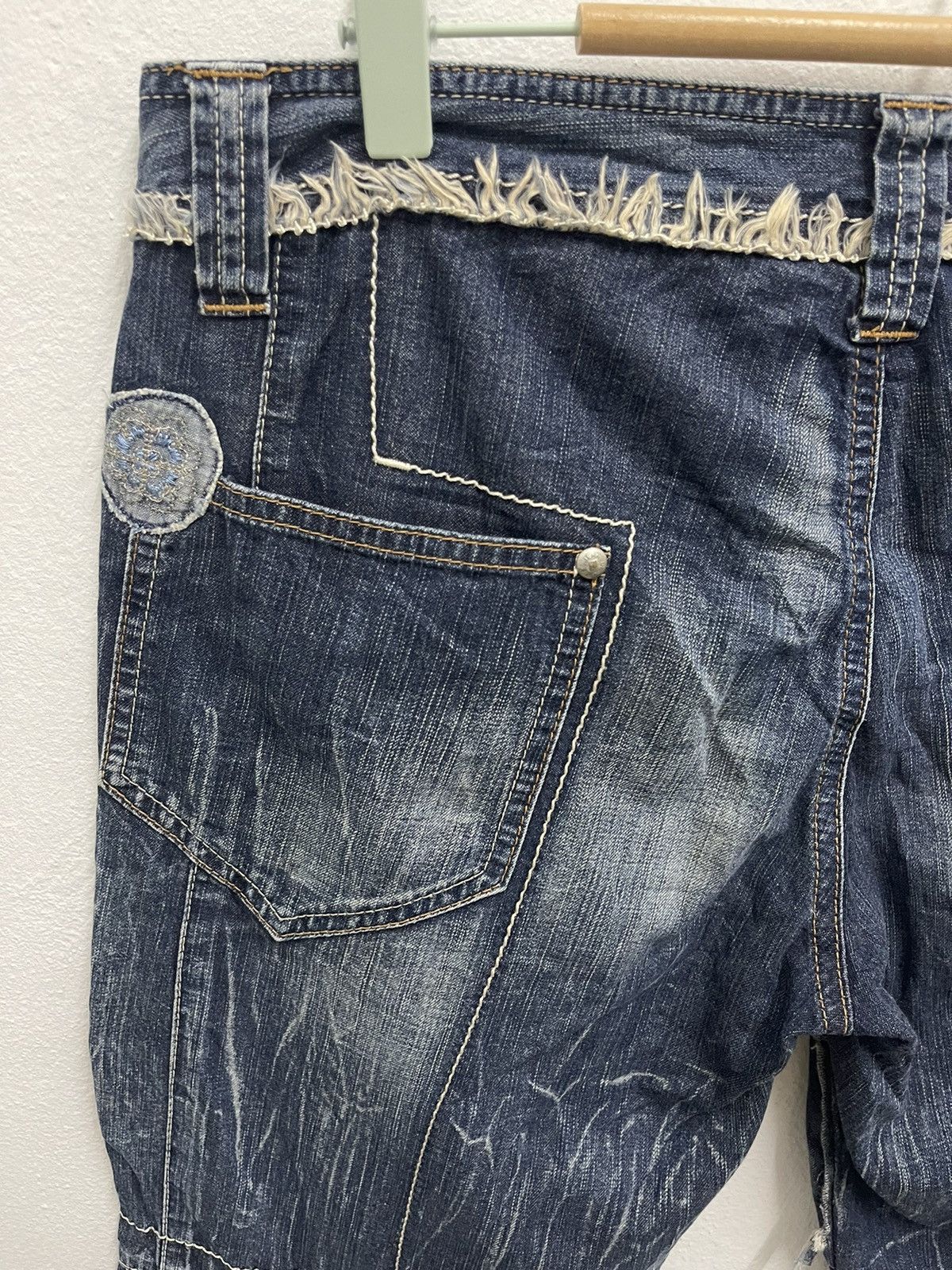 Marithe + Francois Girbaud × Seditionaries OFFER☄️Marithe Francois Girbaud Short Denim Jeans Size US 32 / EU 48 - 10 Thumbnail