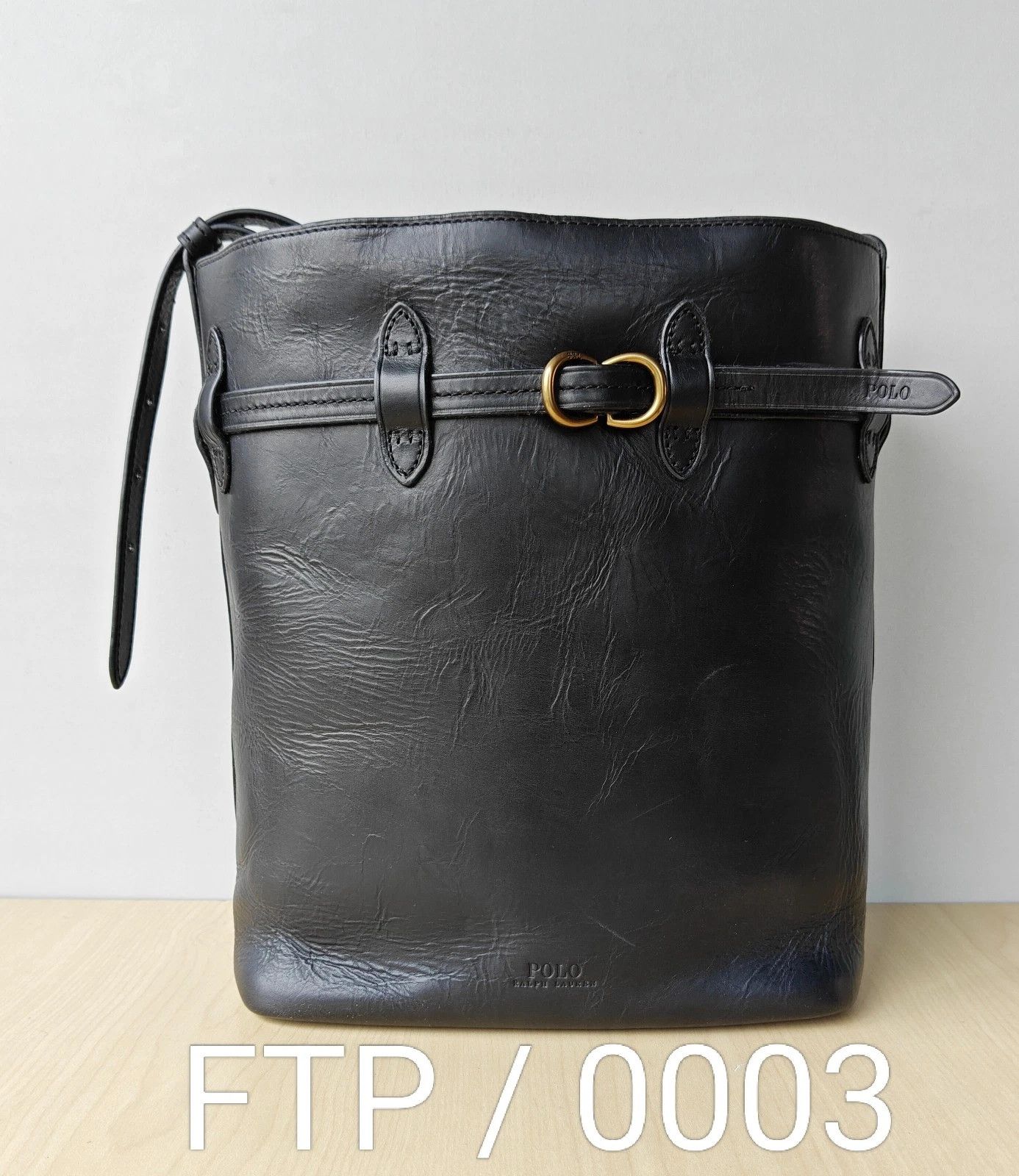 Polo Ralph Lauren Polo Ralph Lauren Bellport Leather Large Bucket Bag FTP 0003 Size ONE SIZE - 9 Thumbnail