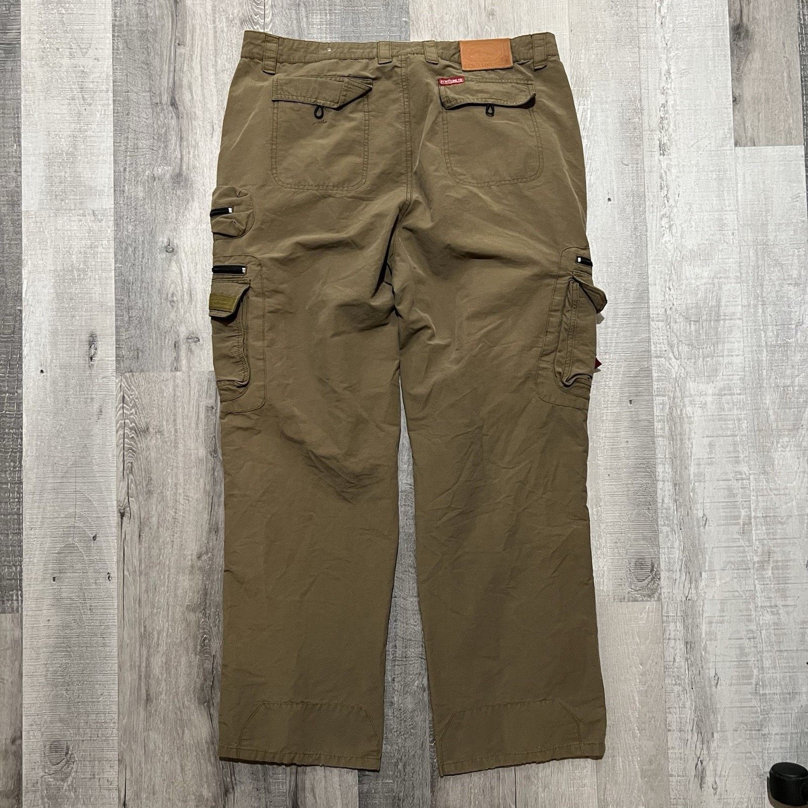 Ecko Unltd. Echo Unltd Baggy Paratrooper Cargo Pants Brown Baggy 40 Size US 40 / EU 56 - 2 Thumbnail