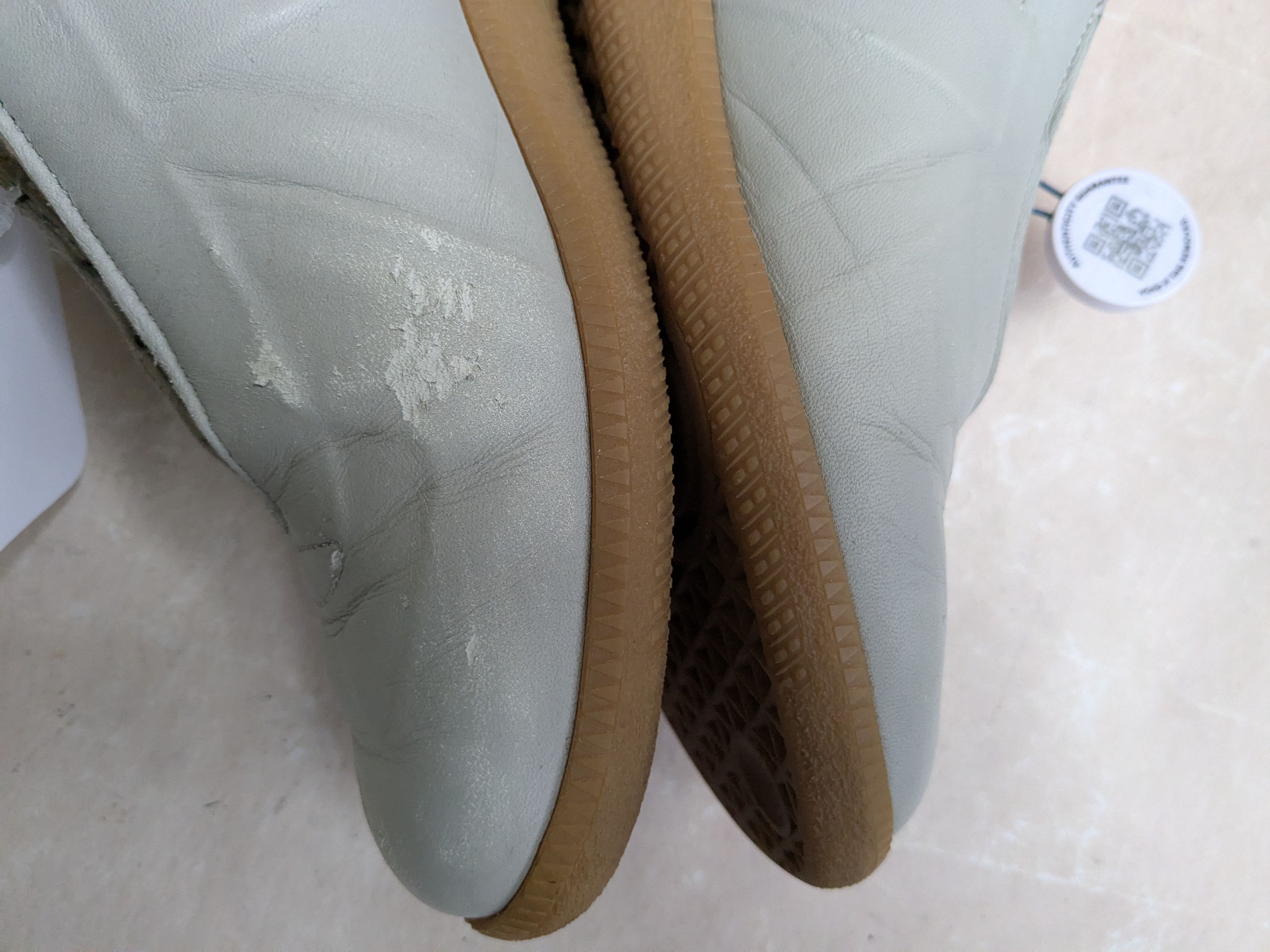 Maison Margiela Maison Margiela GAT Replica Gray 10 43 Leather Seamless Size US 10 / EU 43 - 10 Thumbnail