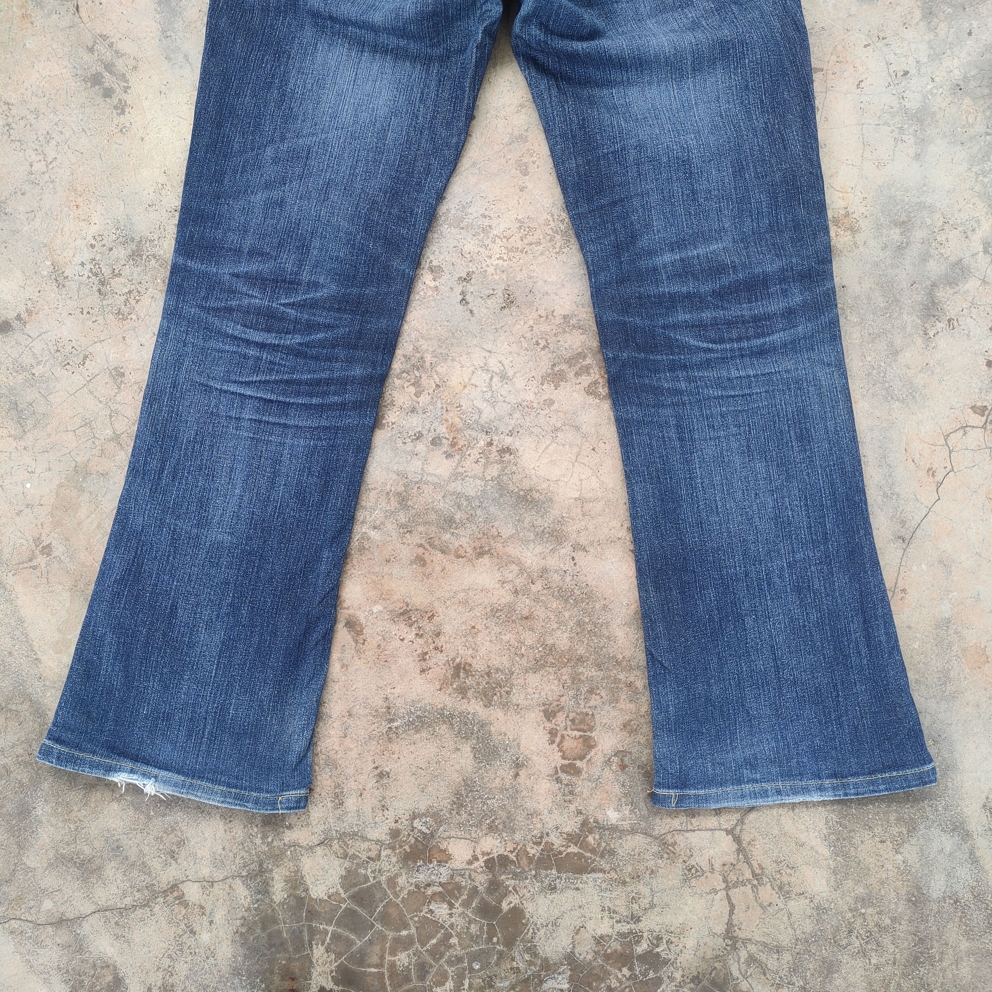 Edwin W32 VINTAGE EDWIN BOOT CUT FADED DISTRESSED JEAN PANTS Size US 32 / EU 48 - 9 Thumbnail