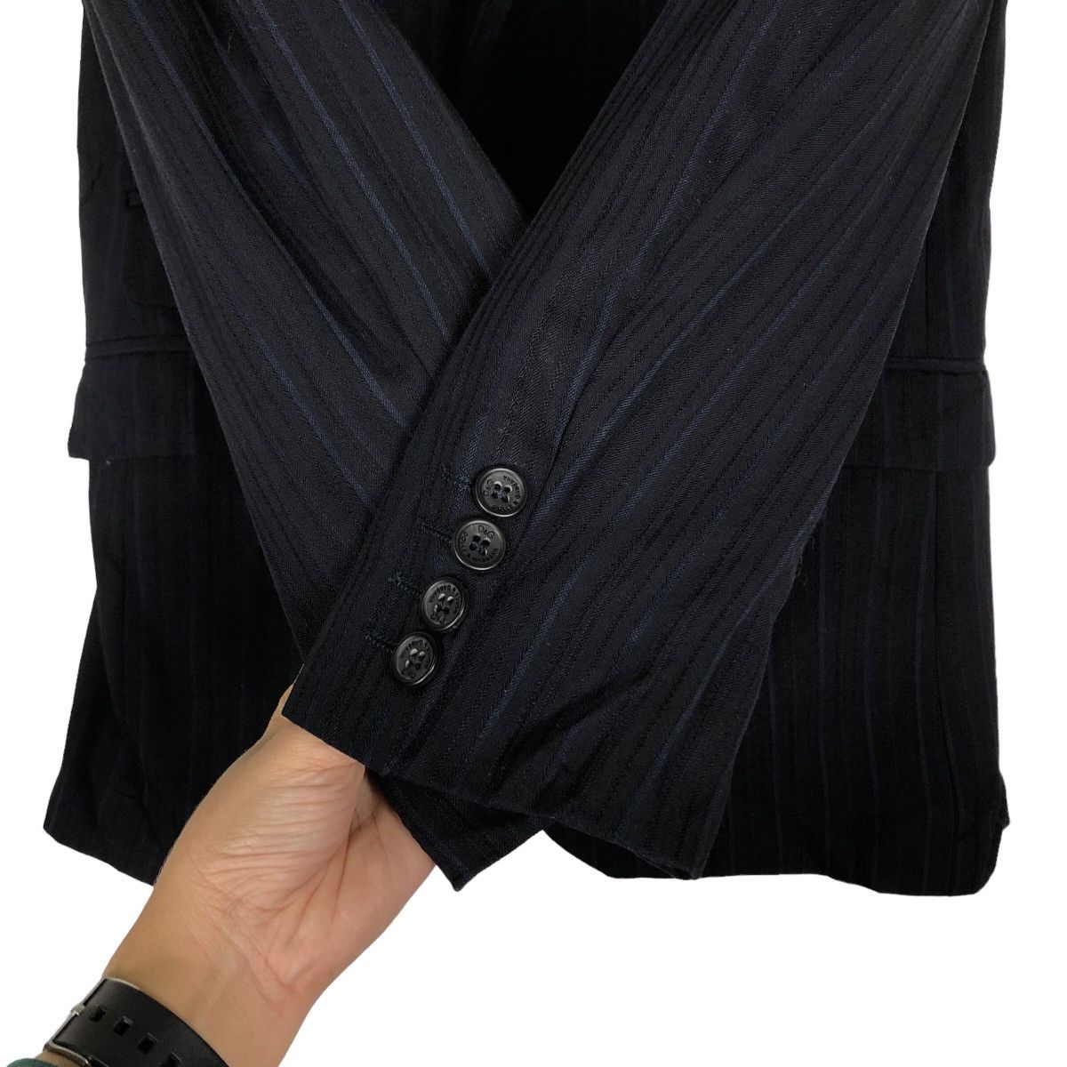Dolce & Gabbana Vtg Pin Striped Dolce & Gabbana Double Breast Made in Italy Size US M / EU 48-50 / 2 - 13 Thumbnail