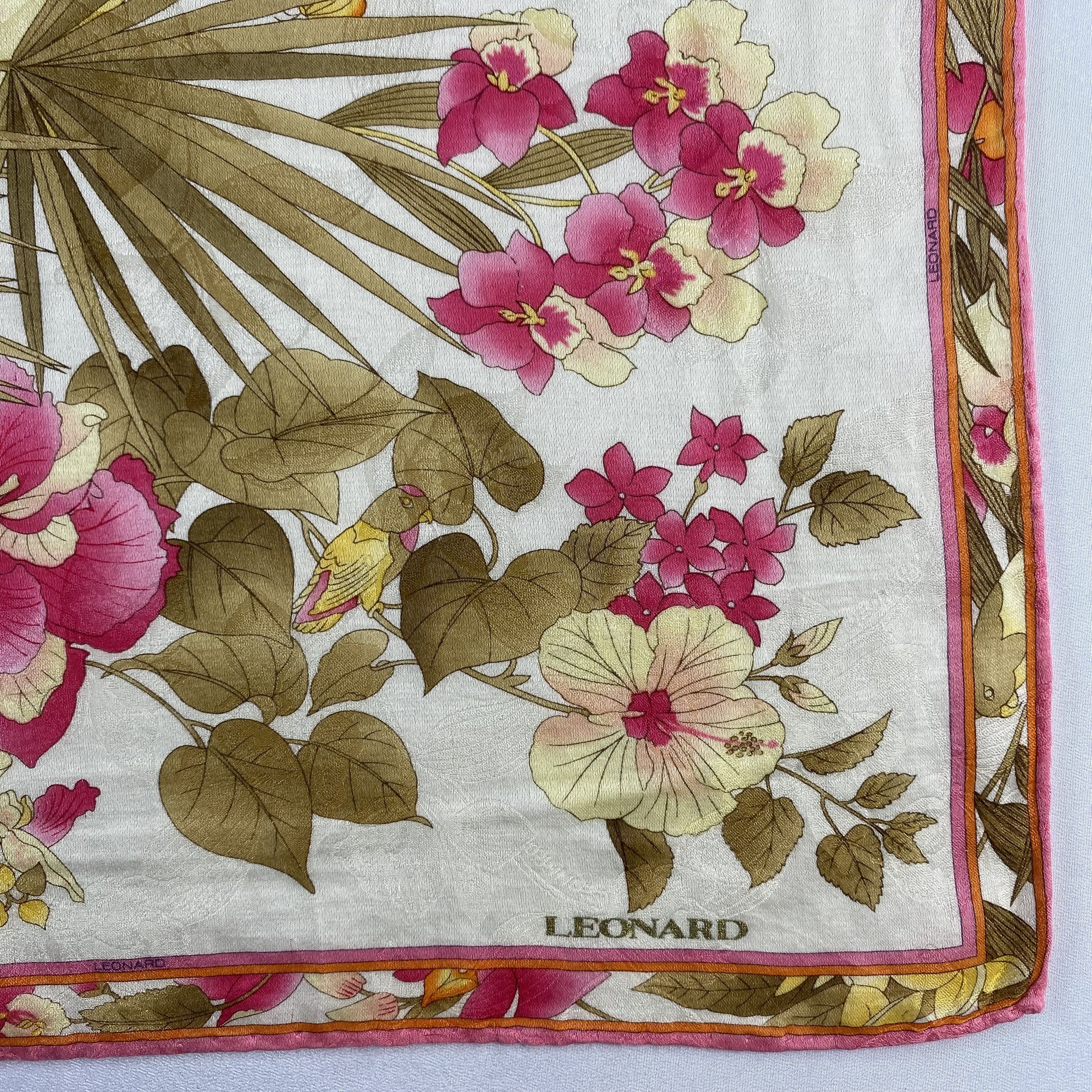 Leonard Paris × Vintage Leonard Handkerchief / Neckerchief / Bandana-P1370 Size ONE SIZE - 3 Thumbnail