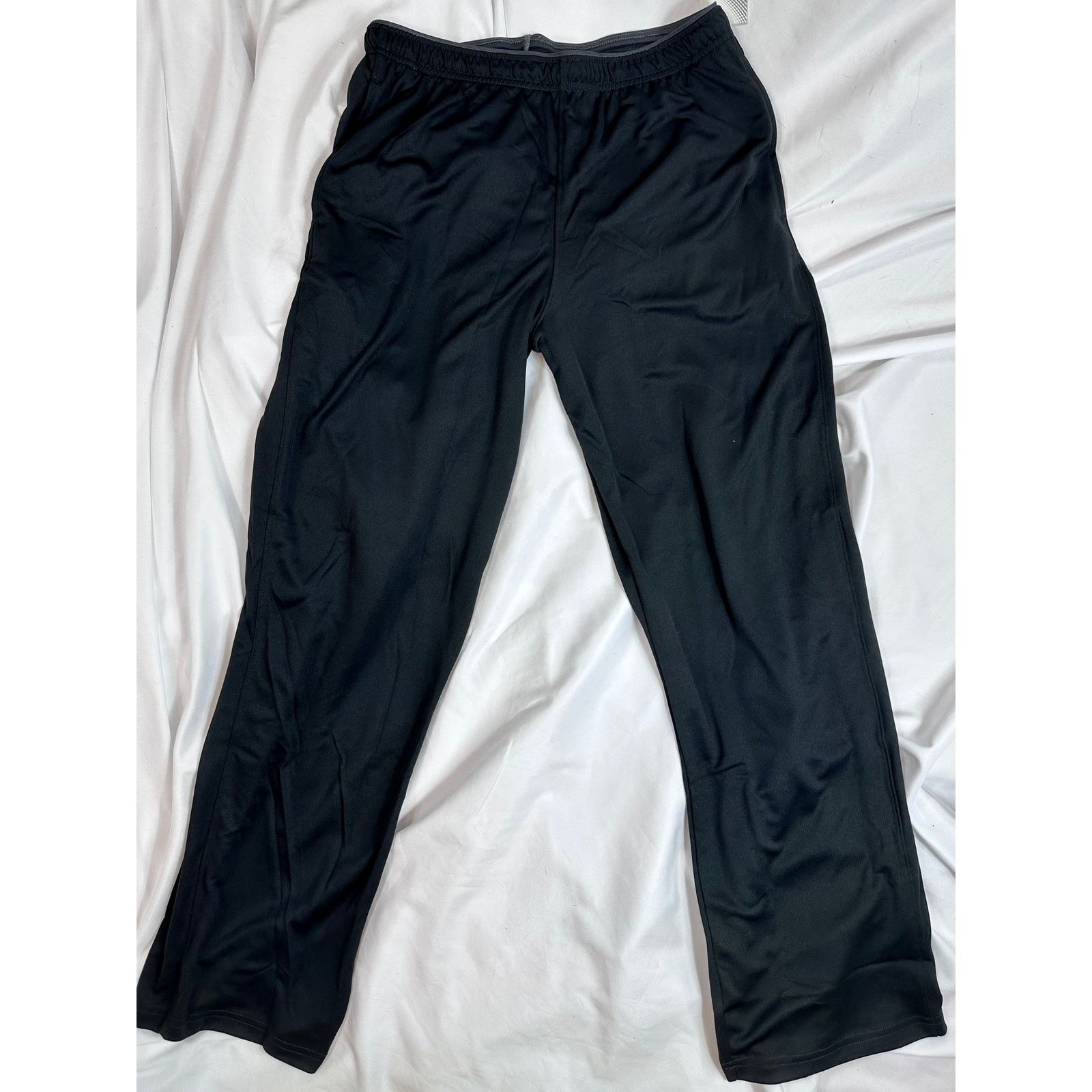 Hanes Hanes Sport Active Gear Joggers Mens Black L Size US 33 - 17 Thumbnail