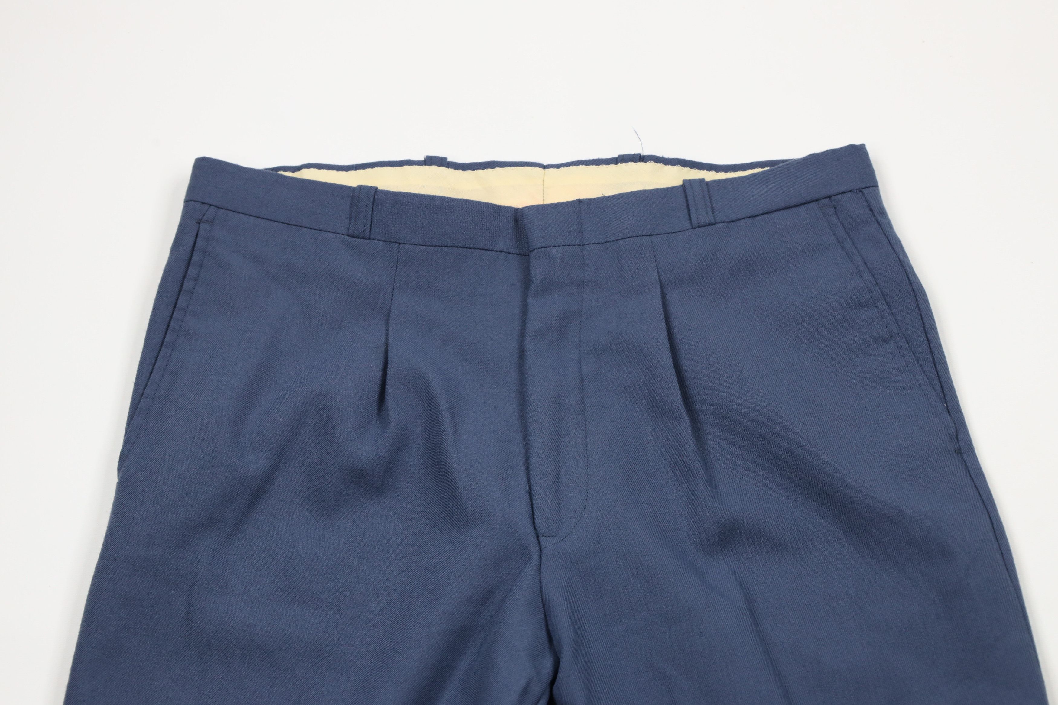Vintage Vintage 60s Streetwear Wool Blend Knit Chinos Trousers Pants Size US 32 / EU 48 - 2 Thumbnail