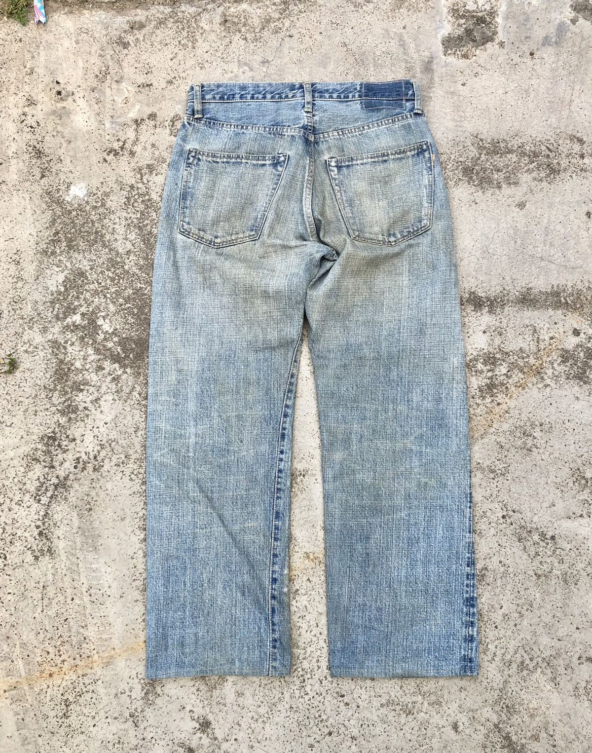OMNIGOD WIDE LEG BAGGY VINTAGE OMNIGOD SELVEDGE DENIM Size US 31 - 10 Thumbnail