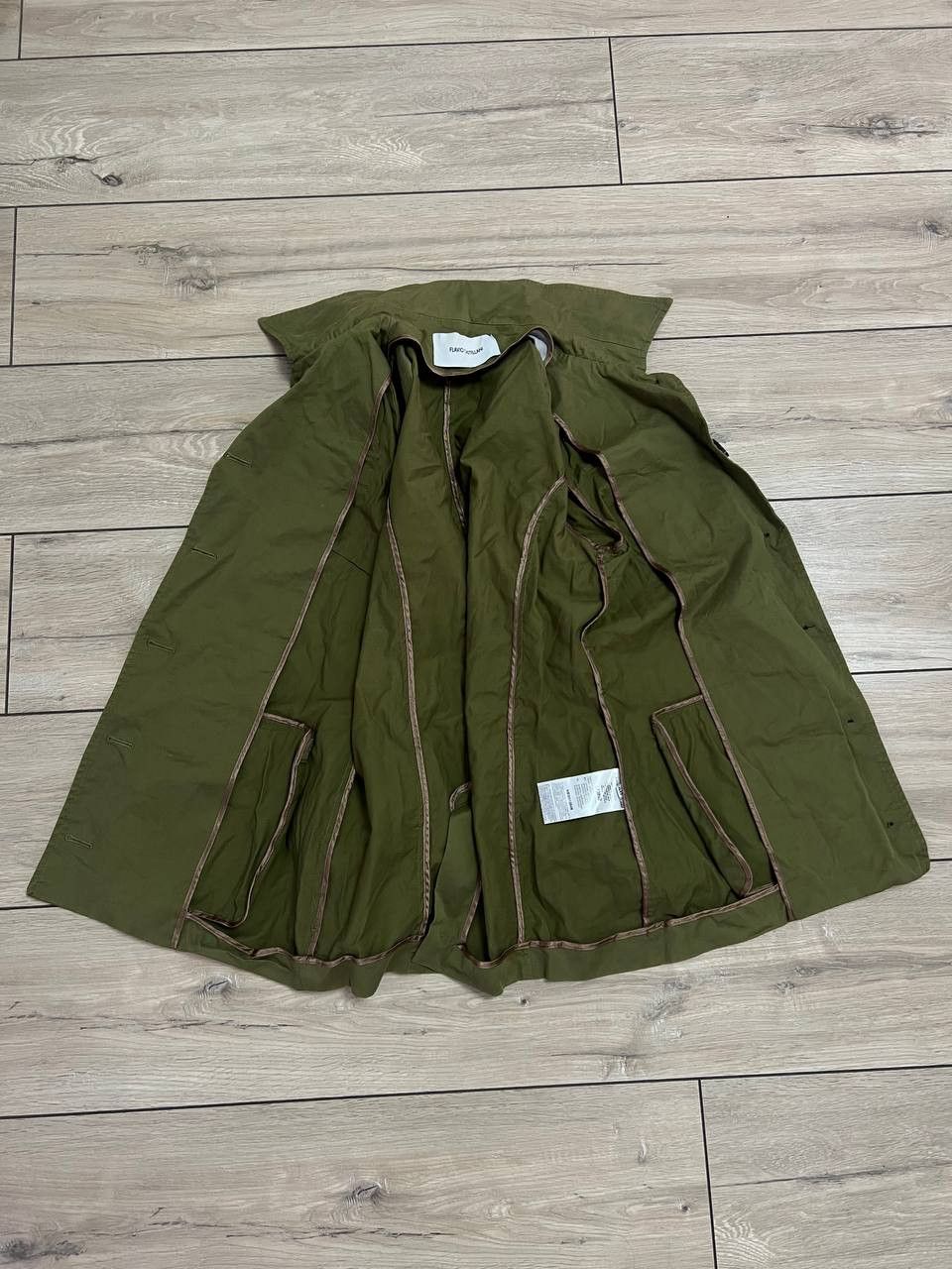 Other Flavio Castellani Military Khaki Patched Shirt Jacket EUR 40 Size S / US 4 / IT 40 - 7 Thumbnail