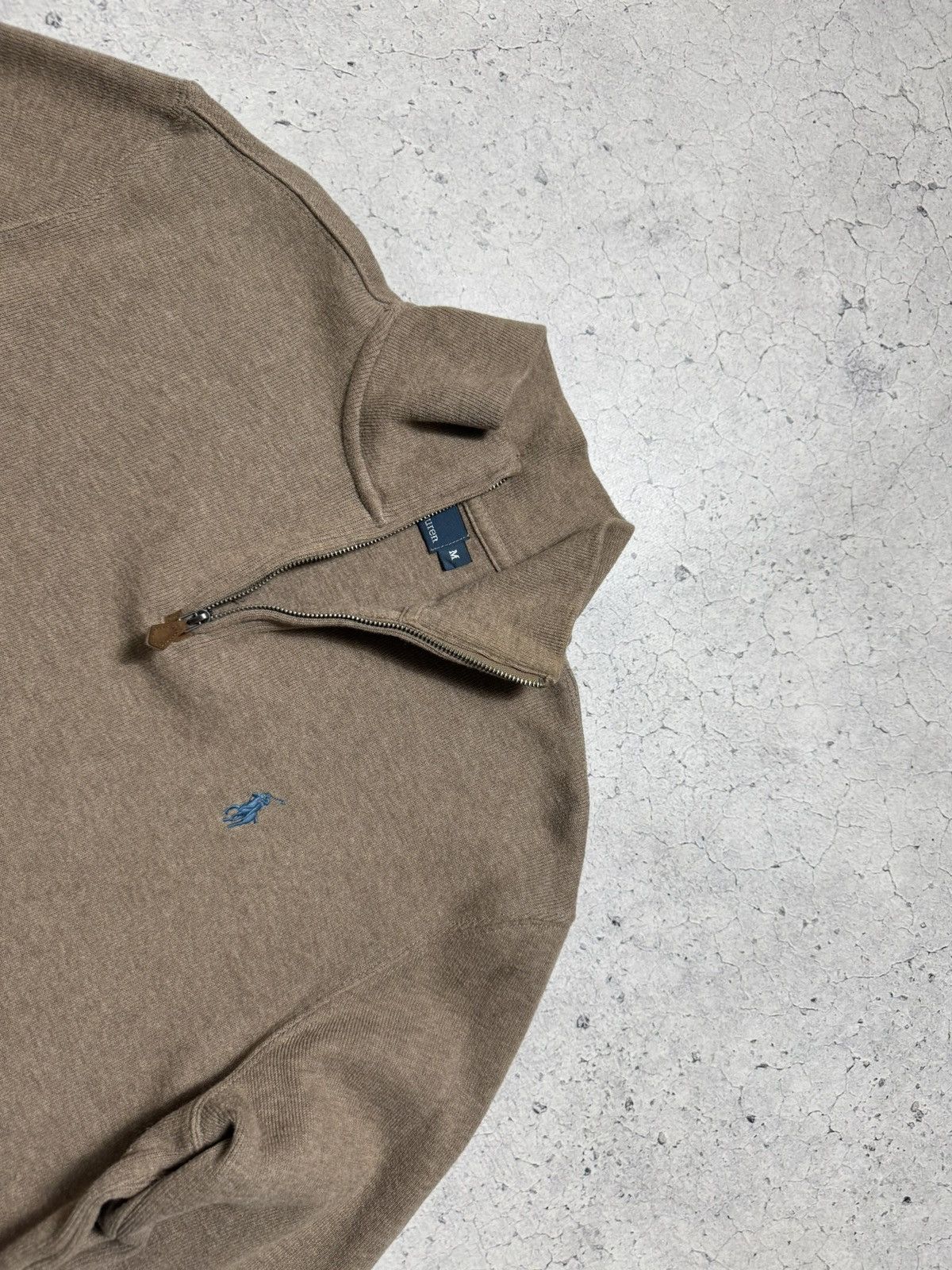 Polo Ralph Lauren Polo Ralph Lauren Brown 1/4 Zip Vintage Sweatshirt PRL Size US M / EU 48-50 / 2 - 5 Thumbnail