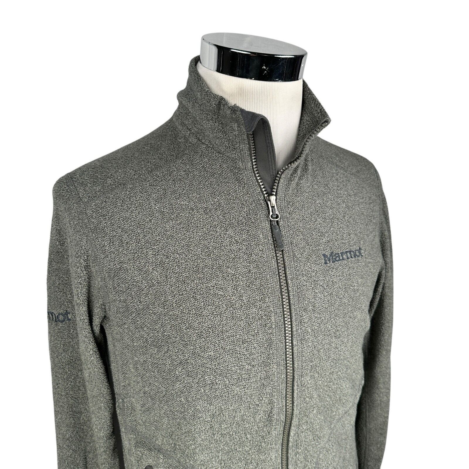 Marmot Marmot Fleece Jacket Men’s Small Gray Long Sleeve Side Size US S / EU 44-46 / 1 - 2 Thumbnail