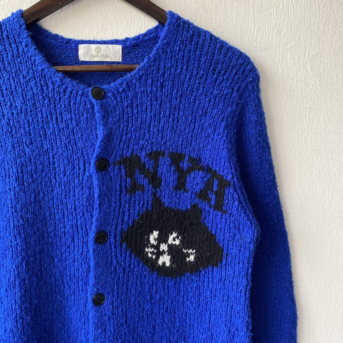 Ne-Net Ne-net by Issey Miyake Cat NYA Button Knitwear Size US XS / EU 42 / 0 - 8 Thumbnail