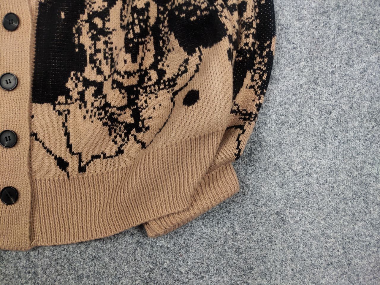 If Six Was Nine Vintage Japan hysteric glamour Style Knit Pattern Cardigan Size US M / EU 48-50 / 2 - 6 Thumbnail